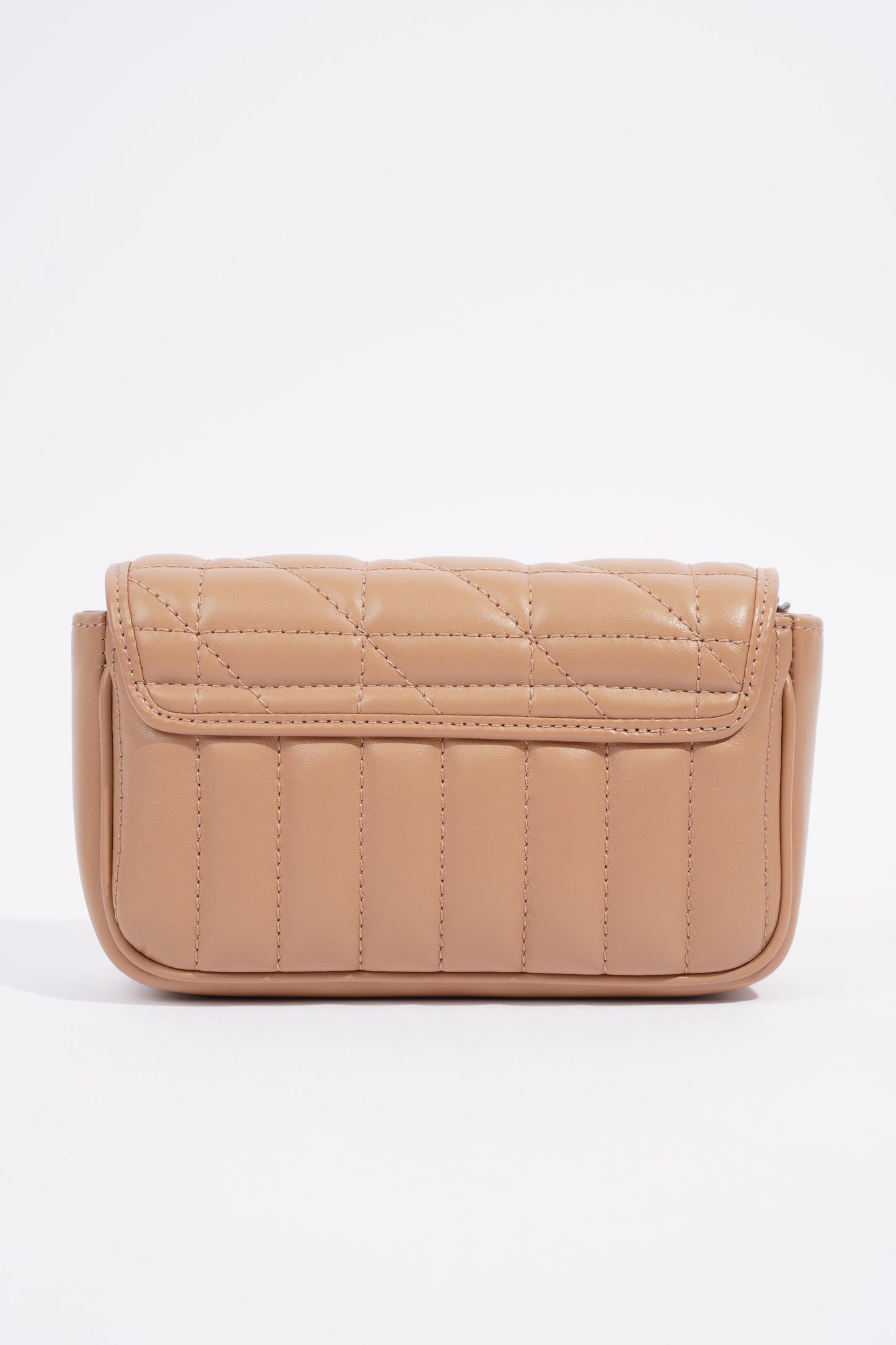 Gucci Marmont Flap Nude Matelasse Leather Super Mini