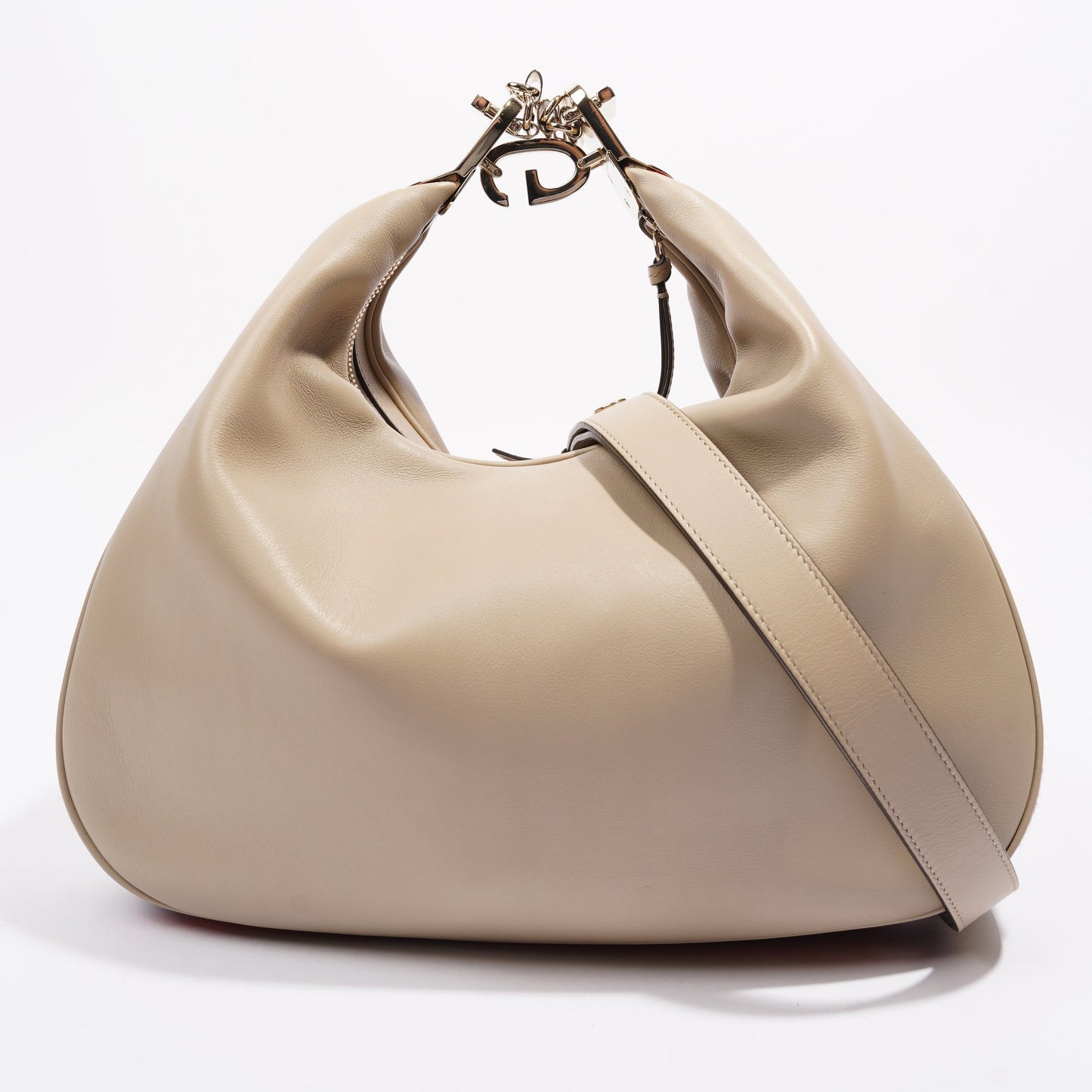 Gucci Attache Bag Cream / Red / Blue Leather Large