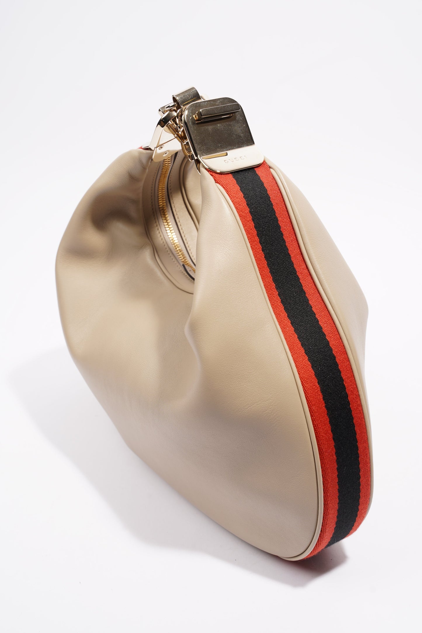 Gucci Attache Bag Cream / Red / Blue Leather Large