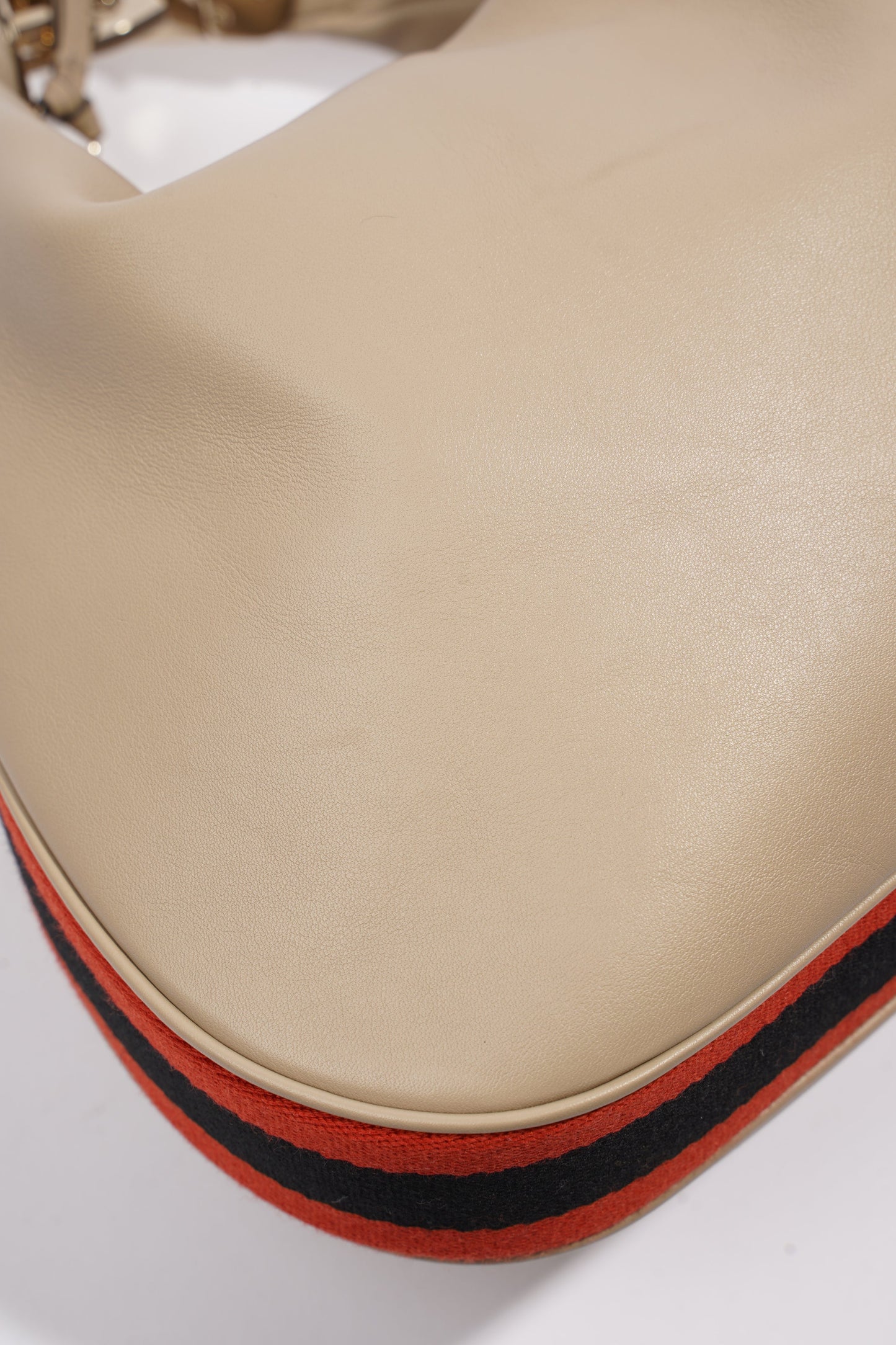 Gucci Attache Bag Cream / Red / Blue Leather Large