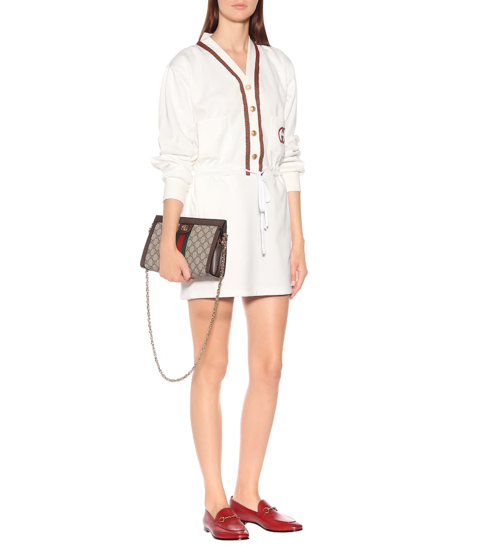 Gucci Technical Jersey Dress in White