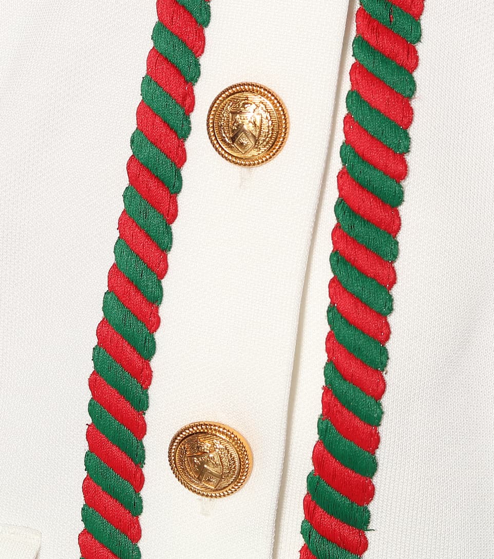 Gucci Technical Jersey Dress in White