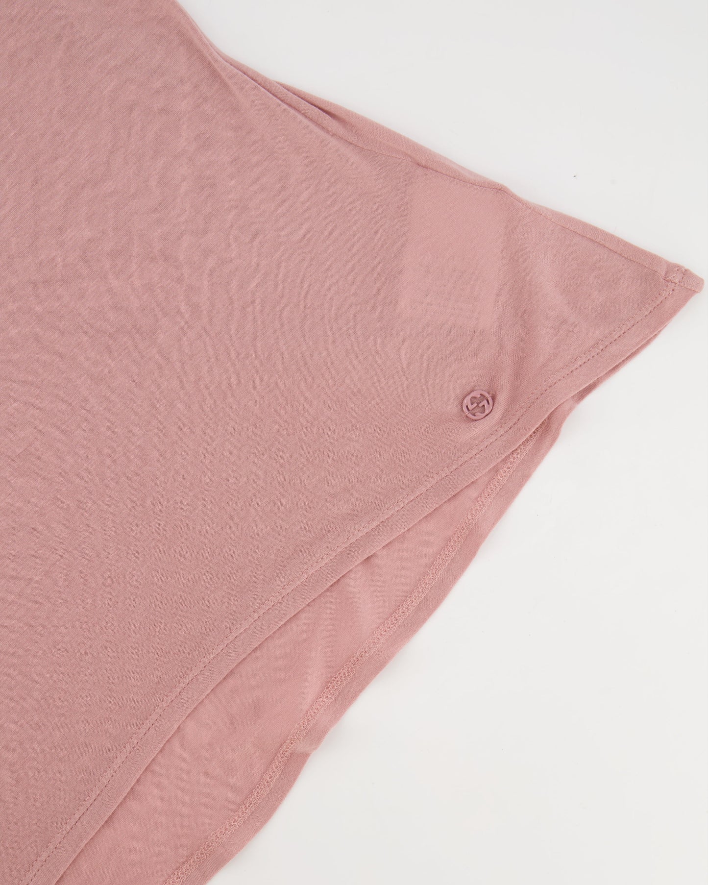 Gucci Dusty Pink Tank Top with Small Gucci Logo Size Small (UK 8)