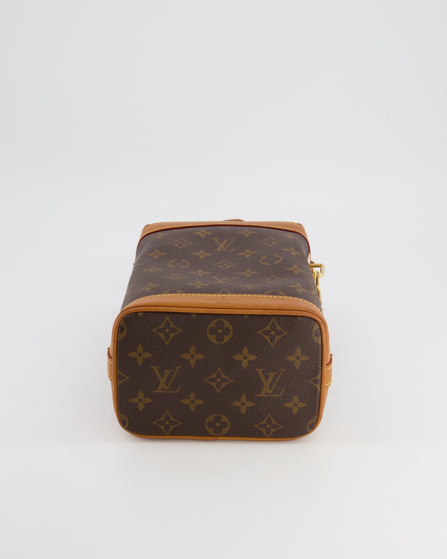 Louis Vuitton Brown Monogram Canvas Milk Box Bag with Gold Hardware