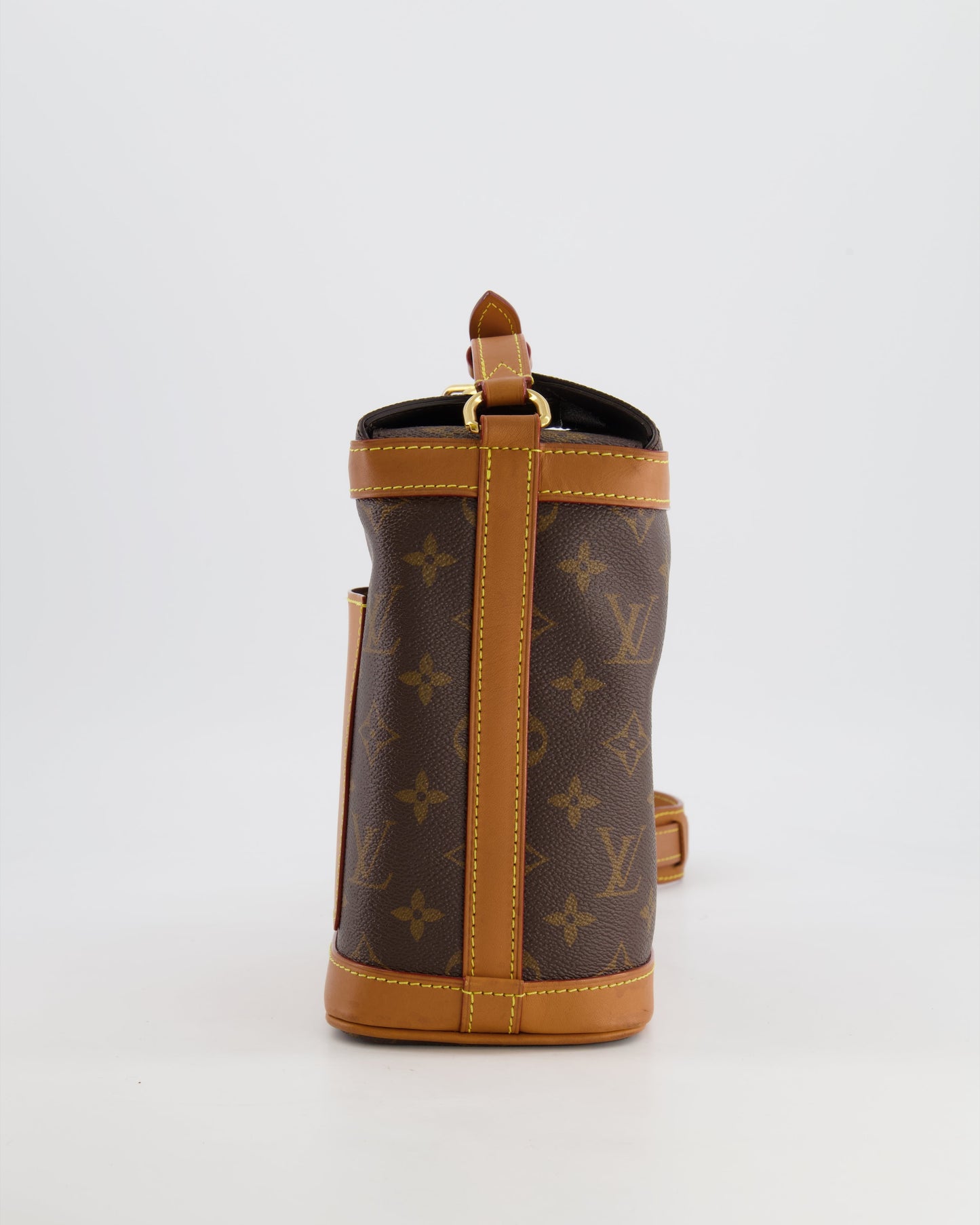 Louis Vuitton Brown Monogram Canvas Milk Box Bag with Gold Hardware
