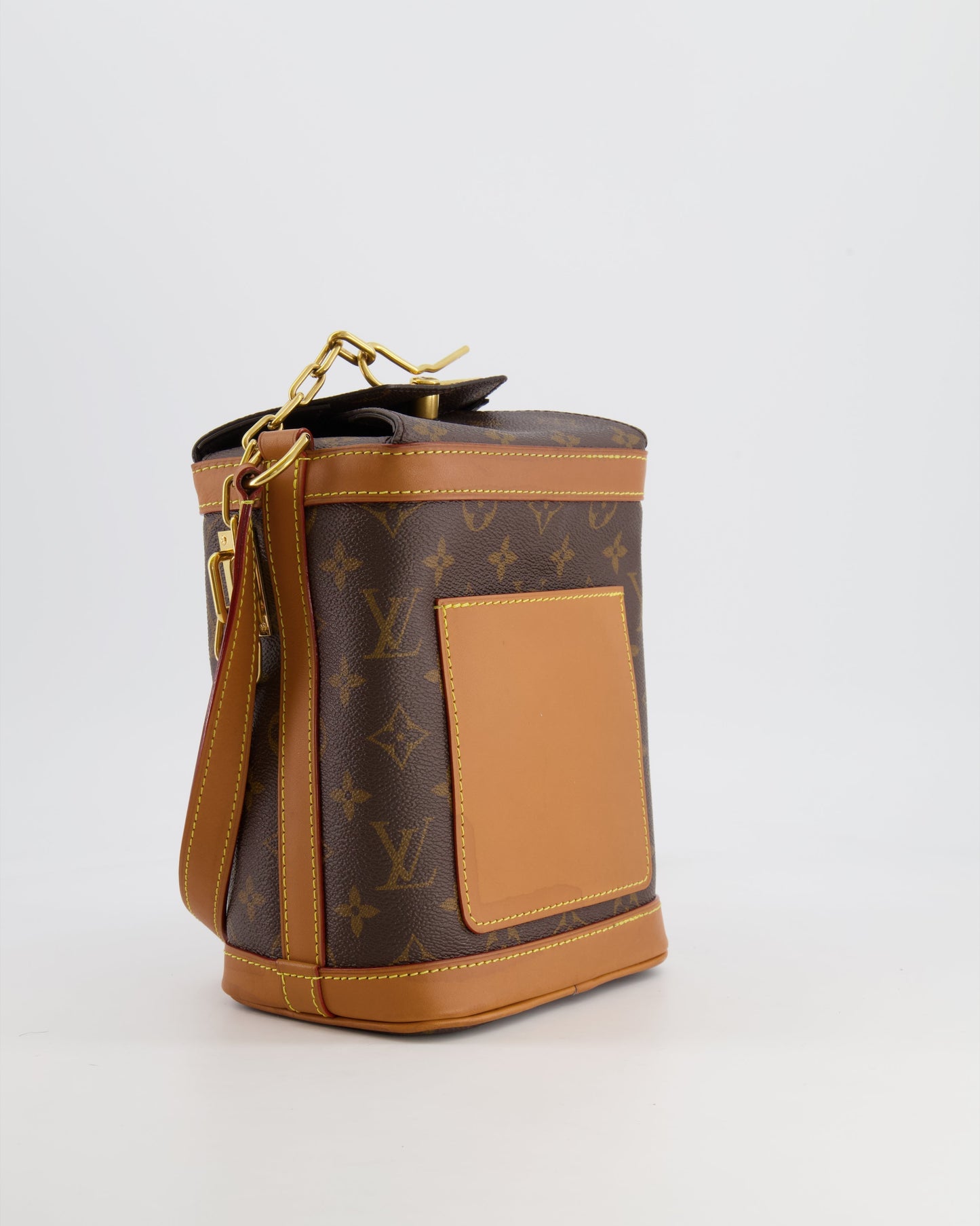 Louis Vuitton Brown Monogram Canvas Milk Box Bag with Gold Hardware