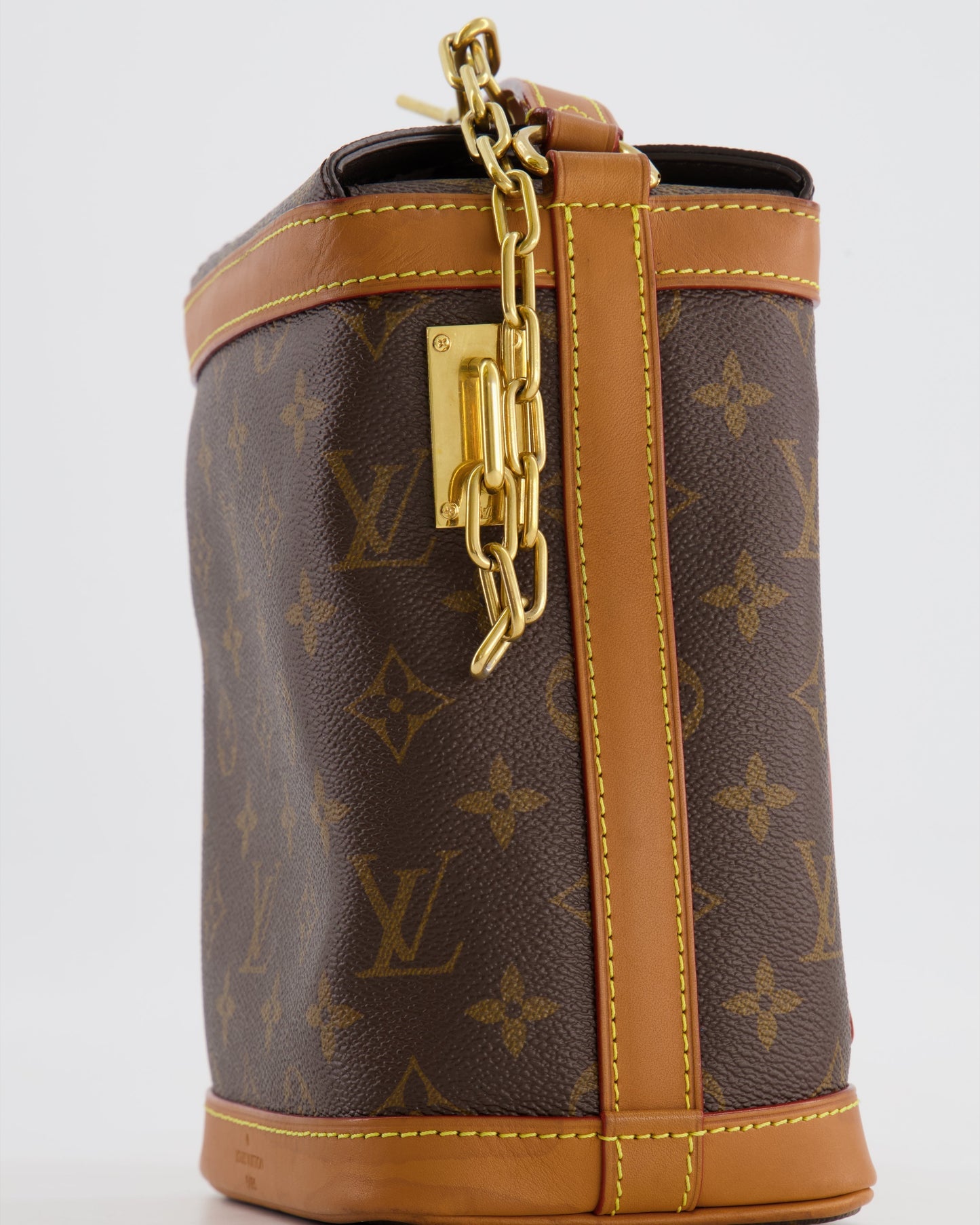 Louis Vuitton Brown Monogram Canvas Milk Box Bag with Gold Hardware