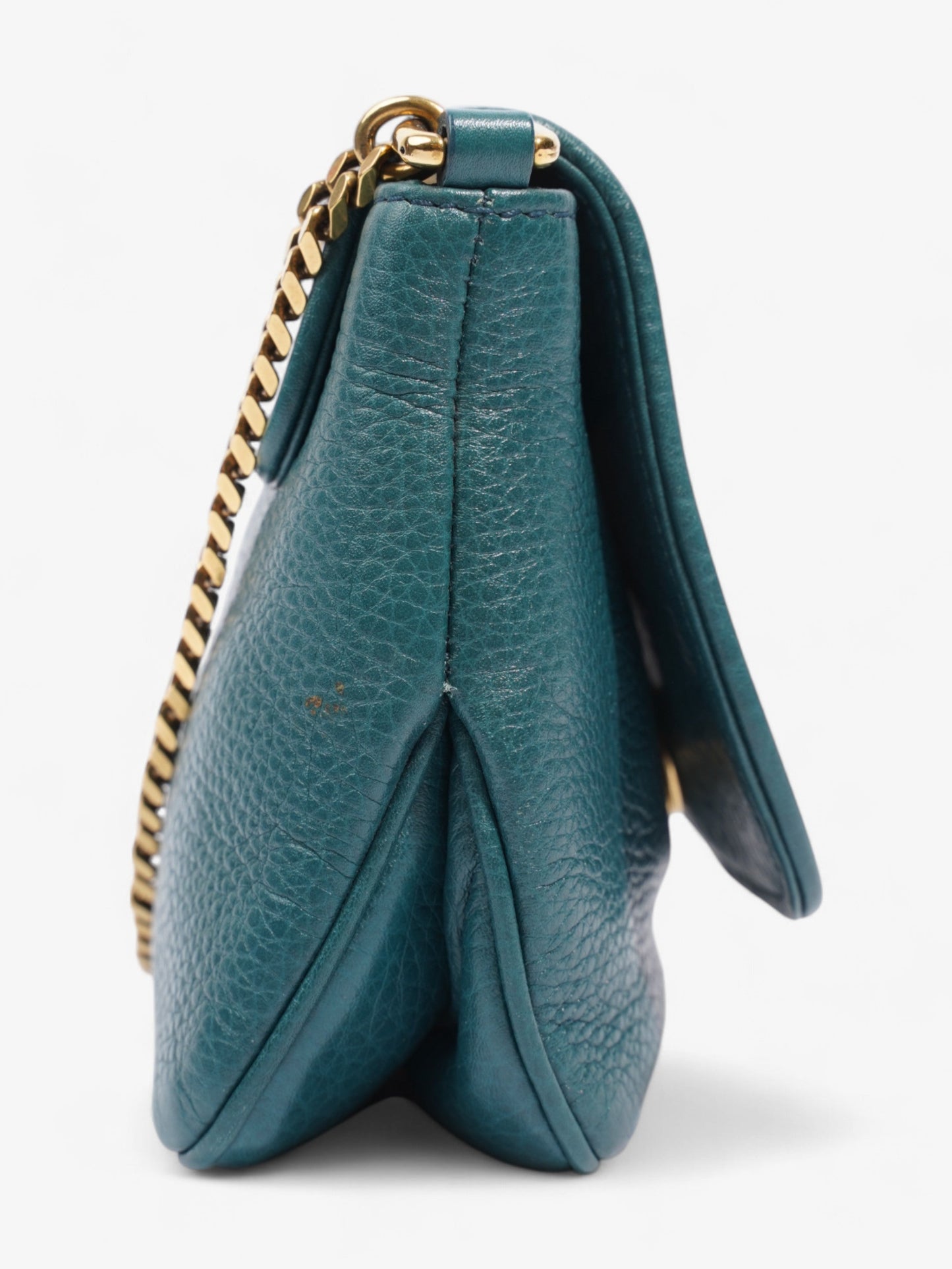 Gucci 1973 Crossbody Teal Leather