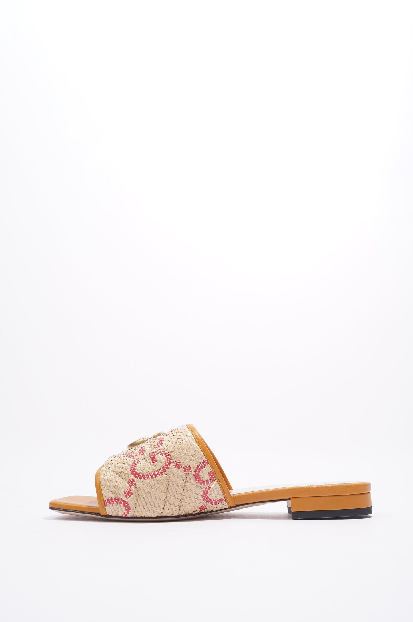 Gucci Jolie GG Beige / Red Raffia EU 38 UK 5