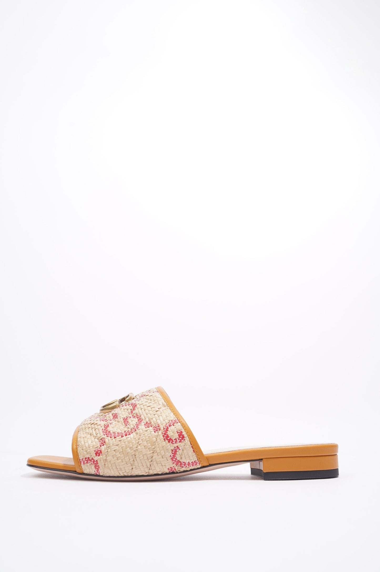 Gucci Jolie GG Beige / Red Raffia EU 38 UK 5