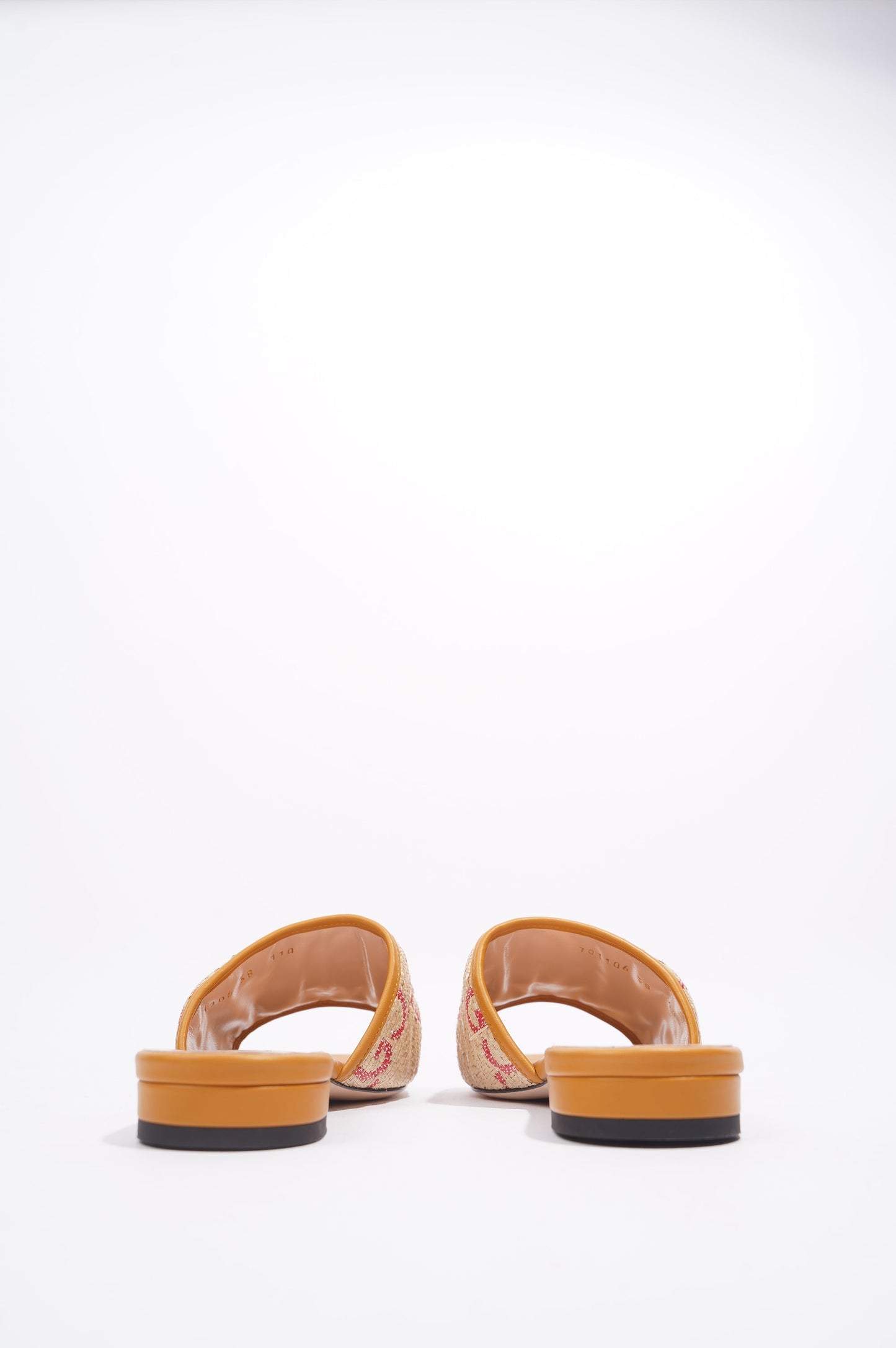 Gucci Jolie GG Beige / Red Raffia EU 38 UK 5