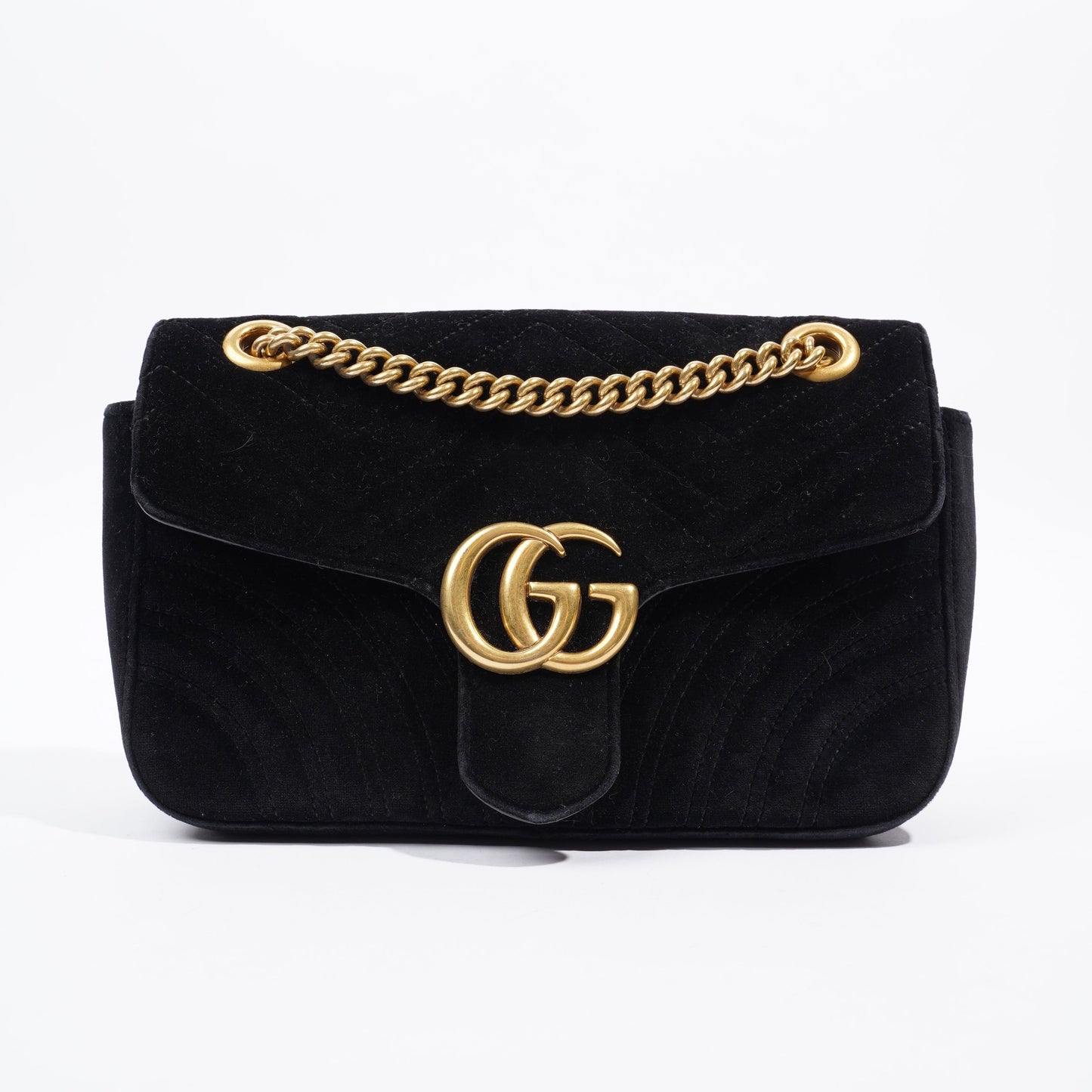 Gucci GG Marmont Small Black Velvet