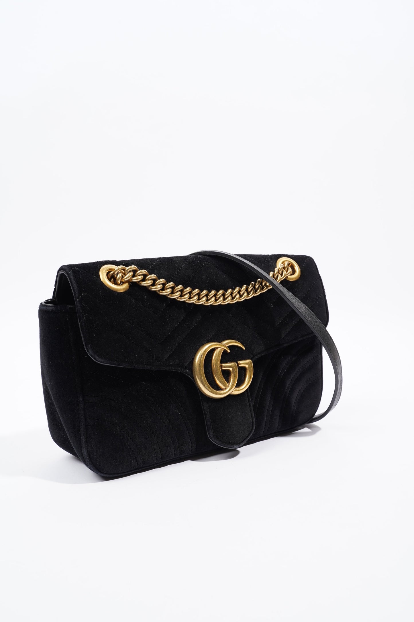 Gucci GG Marmont Small Black Velvet