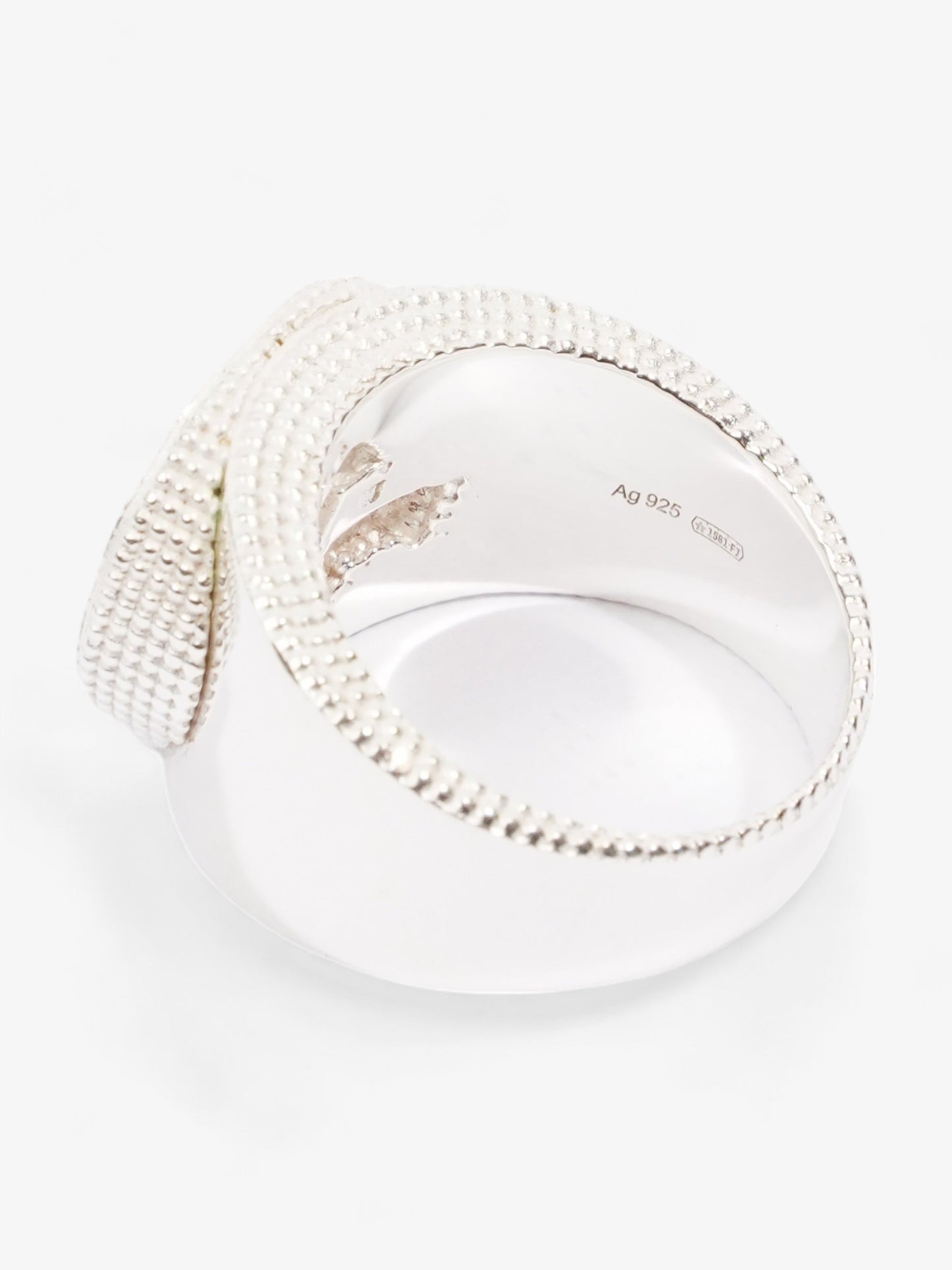Gucci Interlocking G Ring Silver Silver Sterling 15 (55mm