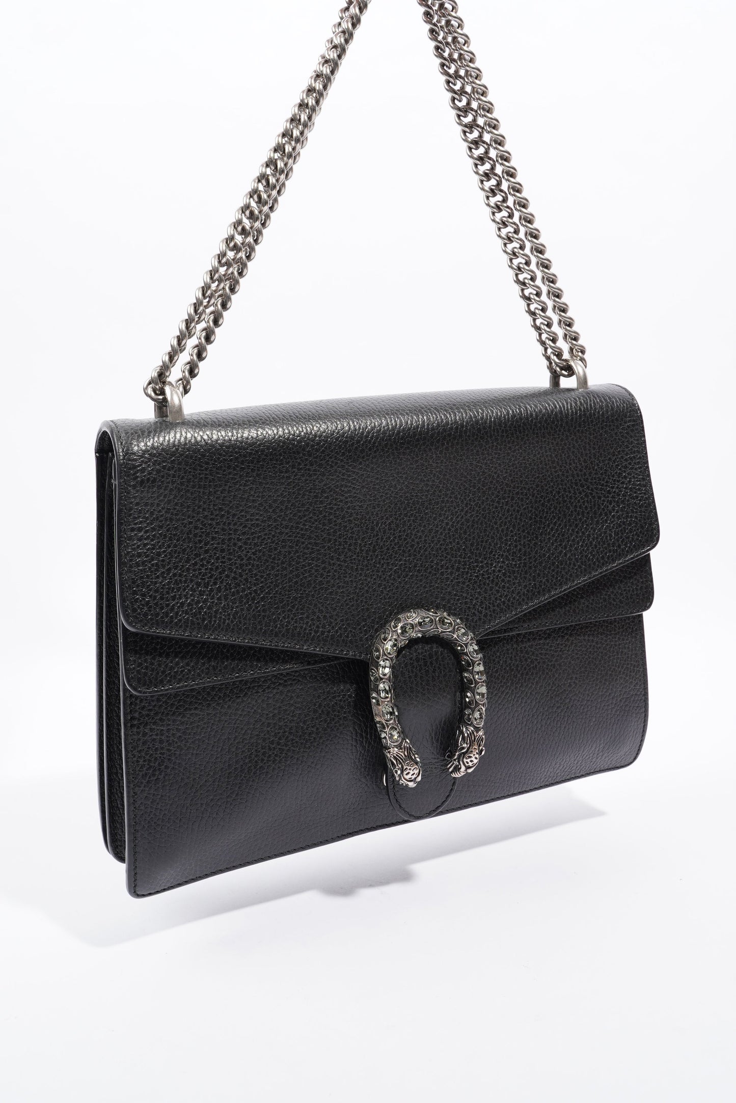 Gucci Dionysus Black Leather Medium