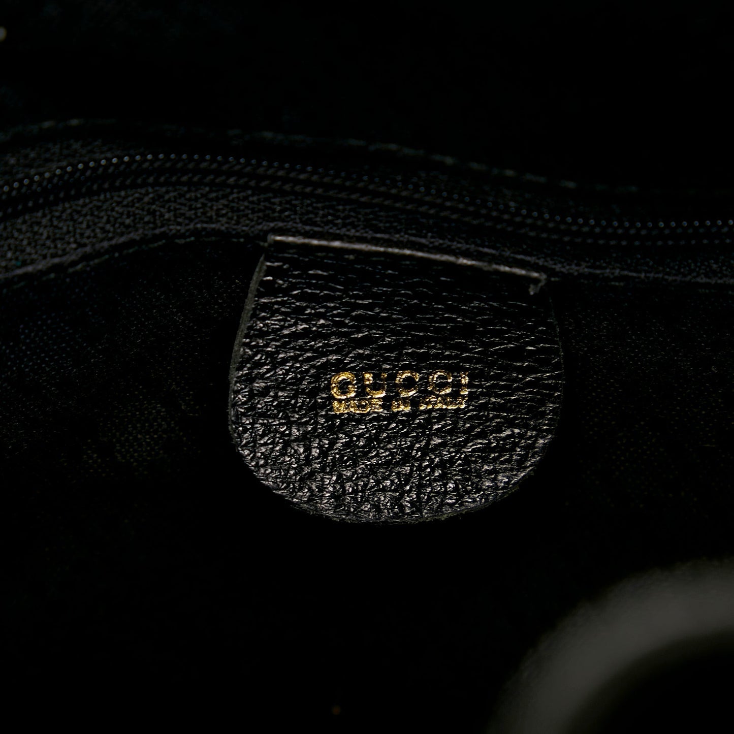 Gucci Suede Bamboo Bucket Satchel