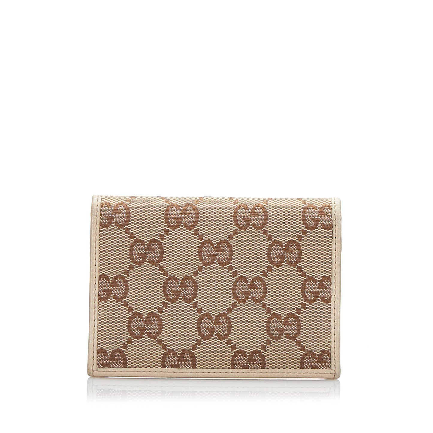 Gucci GG Canvas D-Ring Card Holder