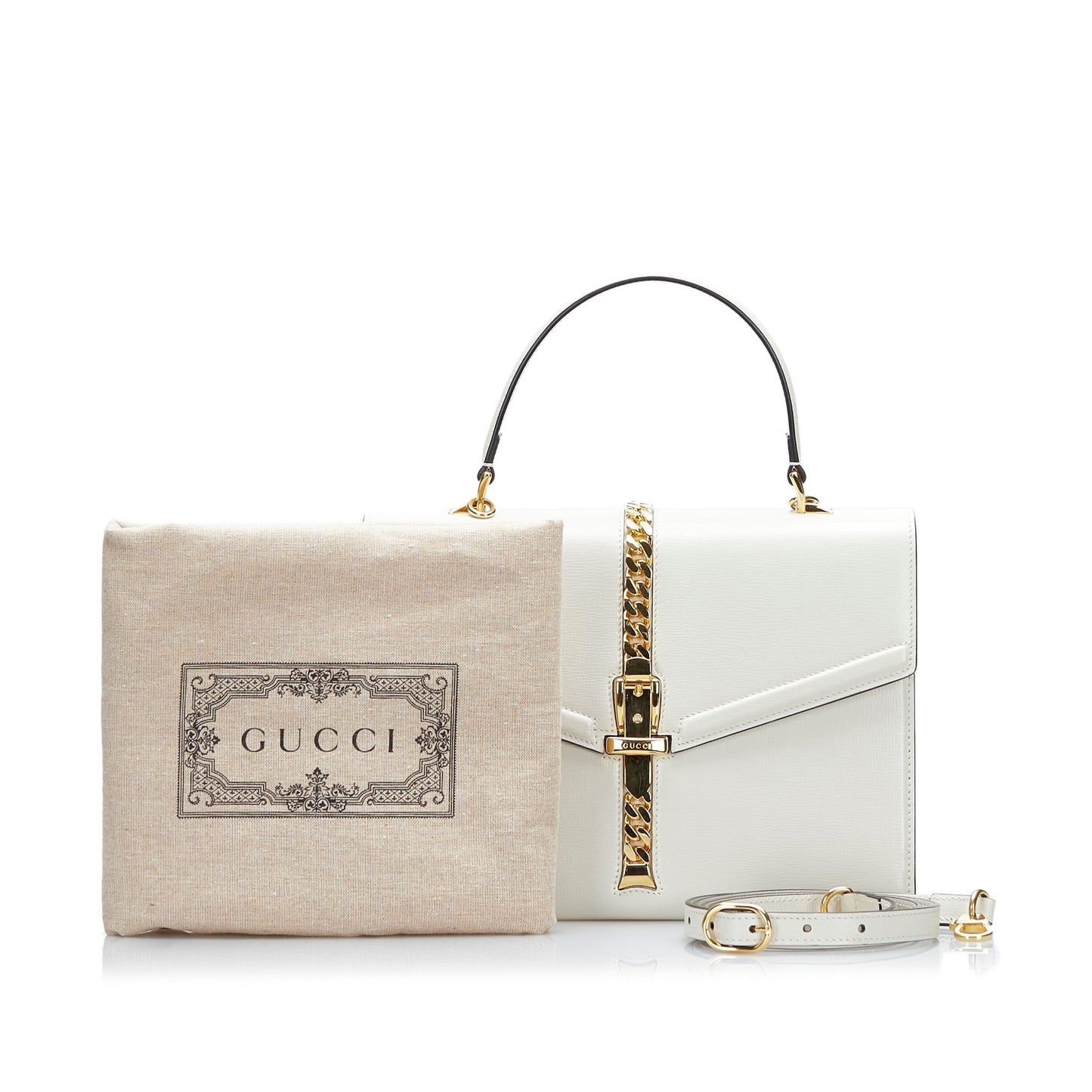 Gucci Sylvie 1969 Leather Satchel