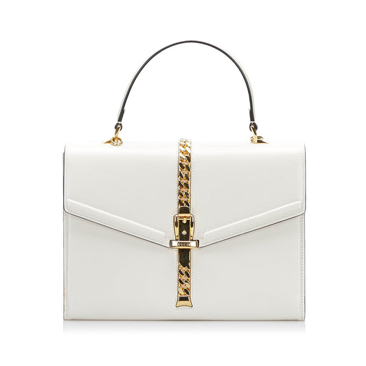 Gucci Sylvie 1969 Leather Satchel