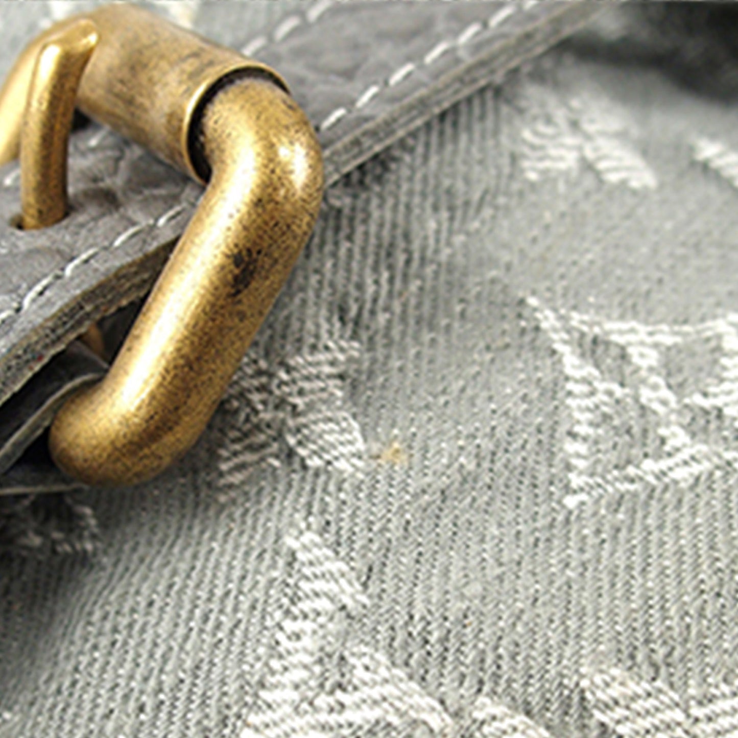 Gray Louis Vuitton Monogram Denim Neo Cabby MM Satchel