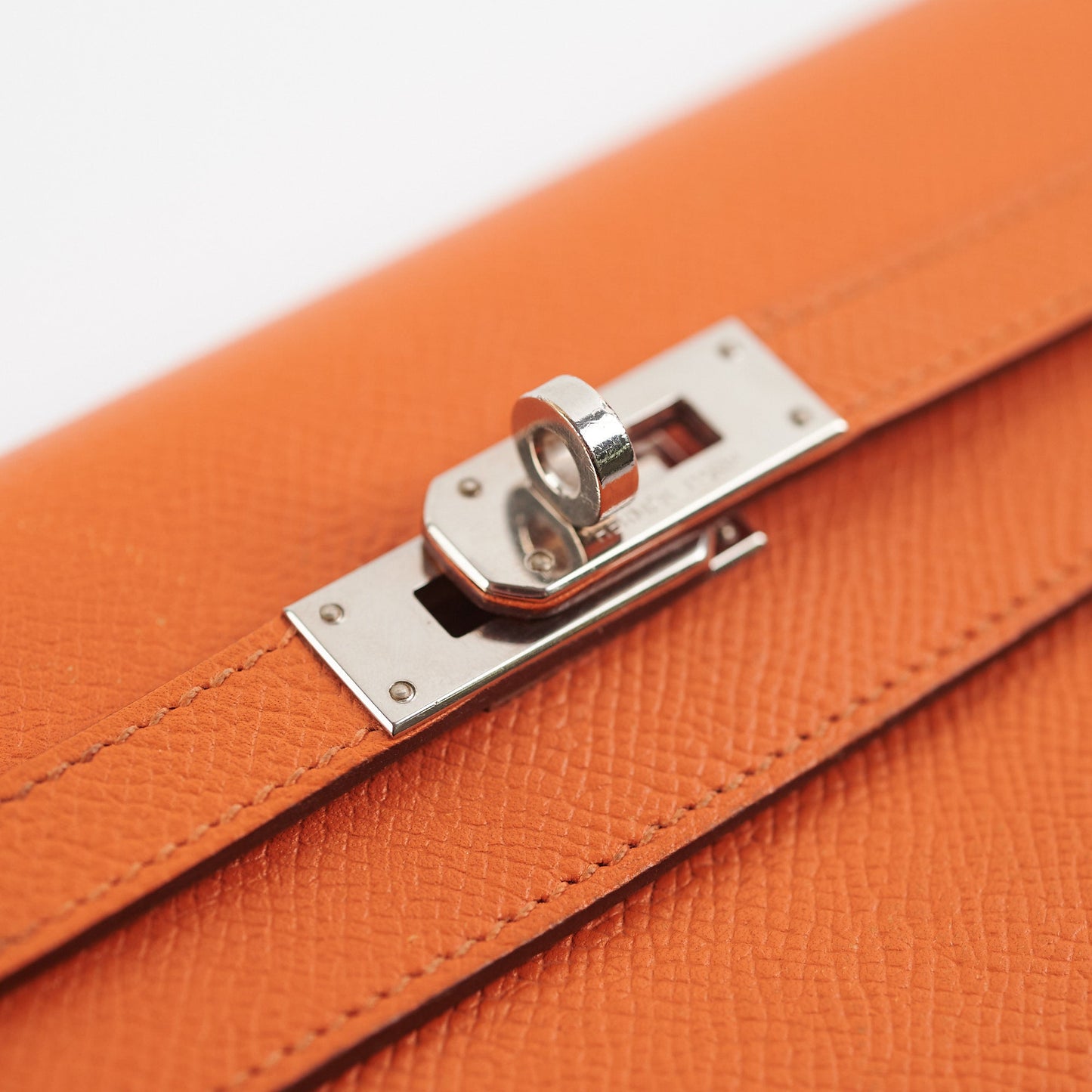 Hermes Kelly Wallet Orange