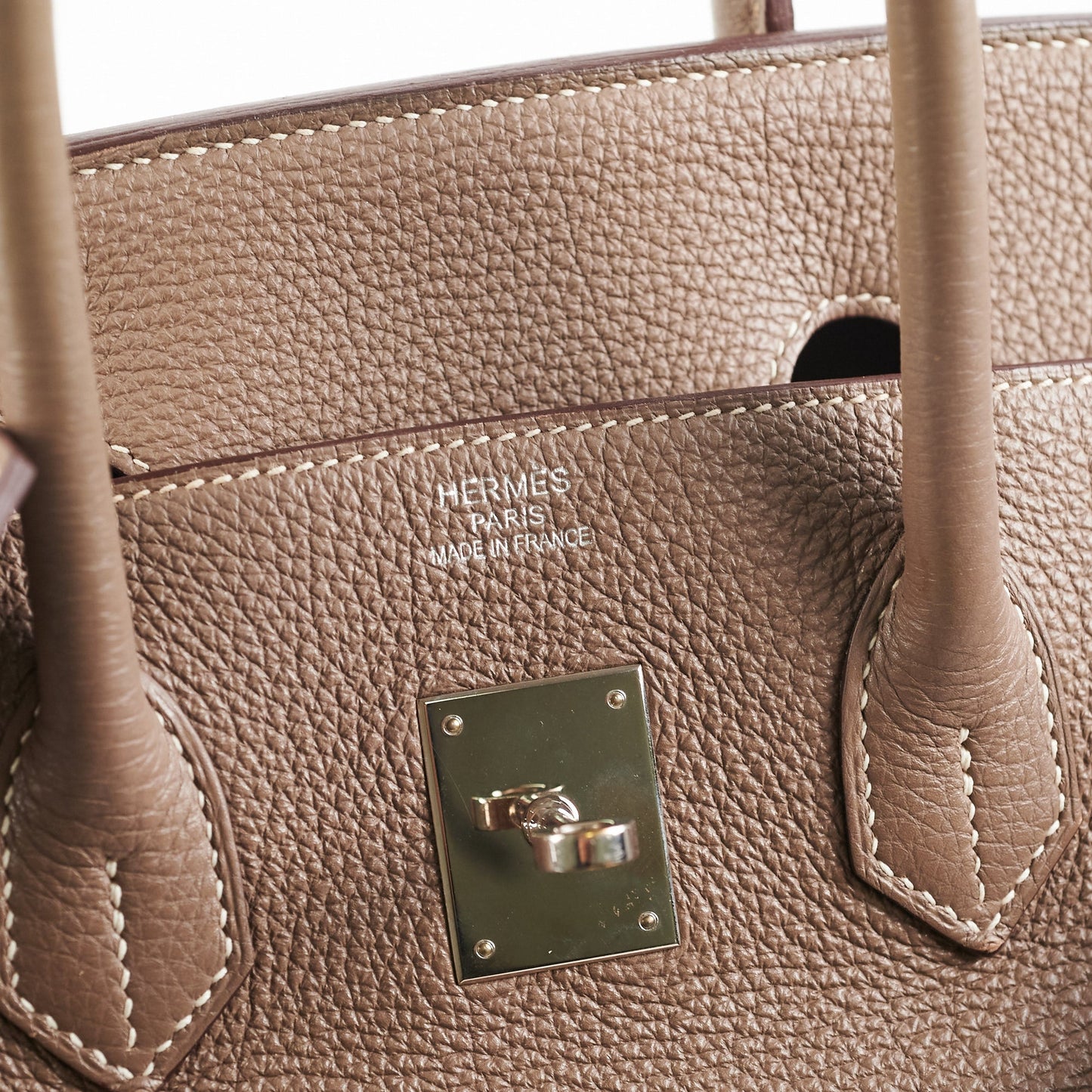 Hermes Birkin 35 Etoupe Togo Stamp Q Square (2013)