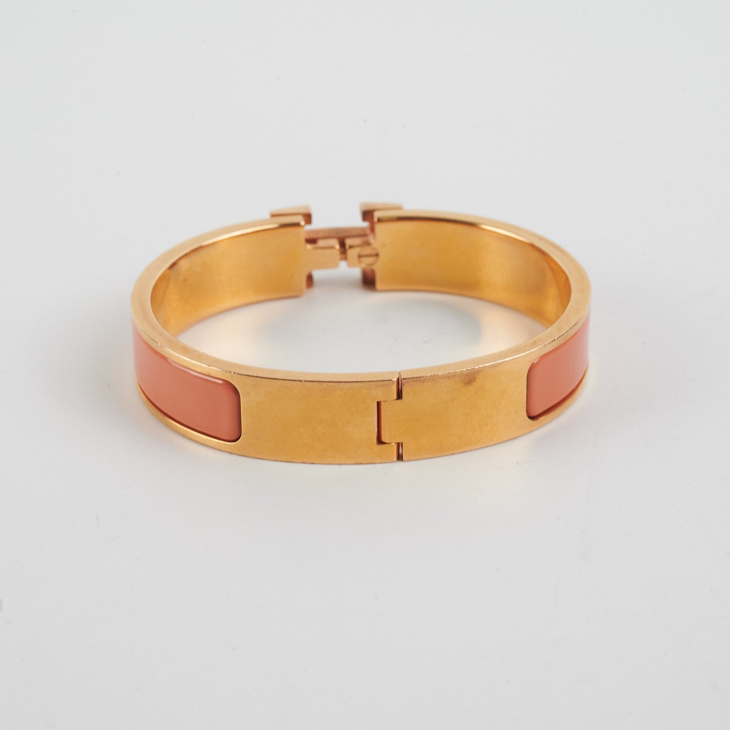 Hermes PM H Clic Bracelet Peach