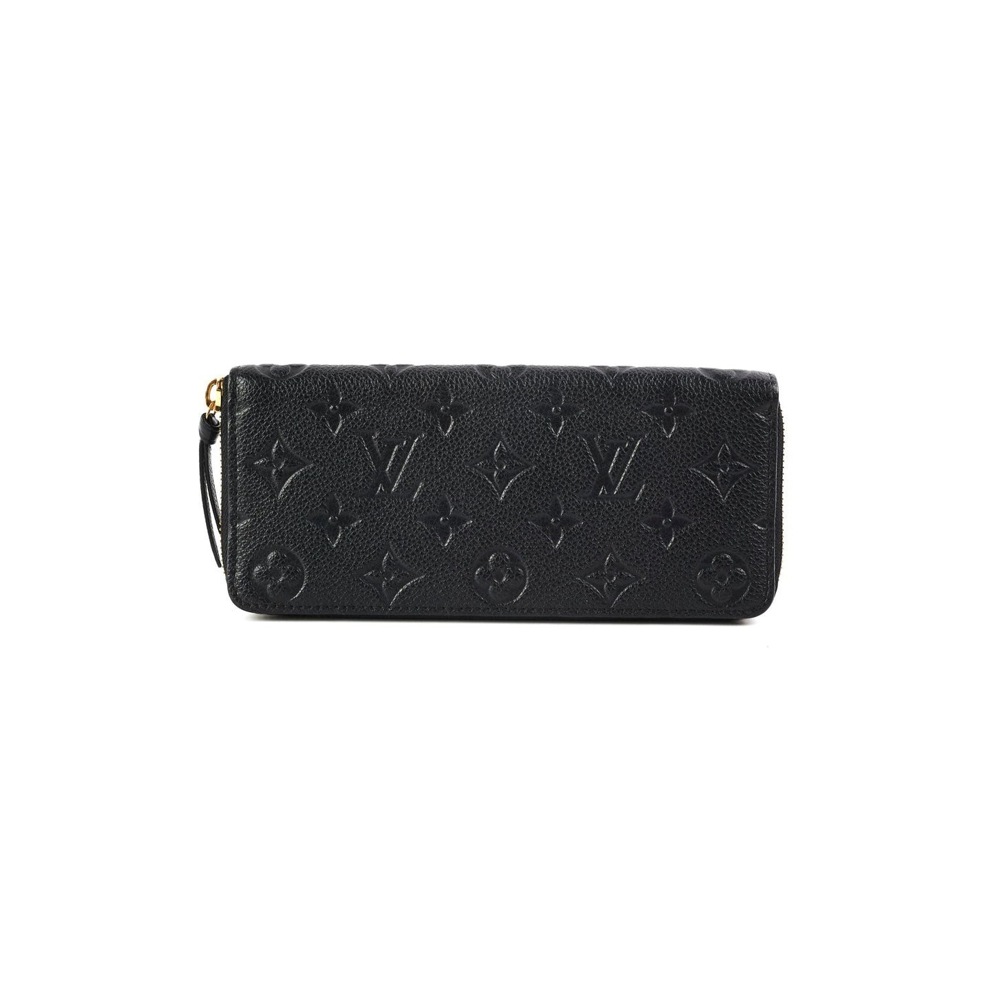 Louis Vuitton Black Long Zippy Wallet