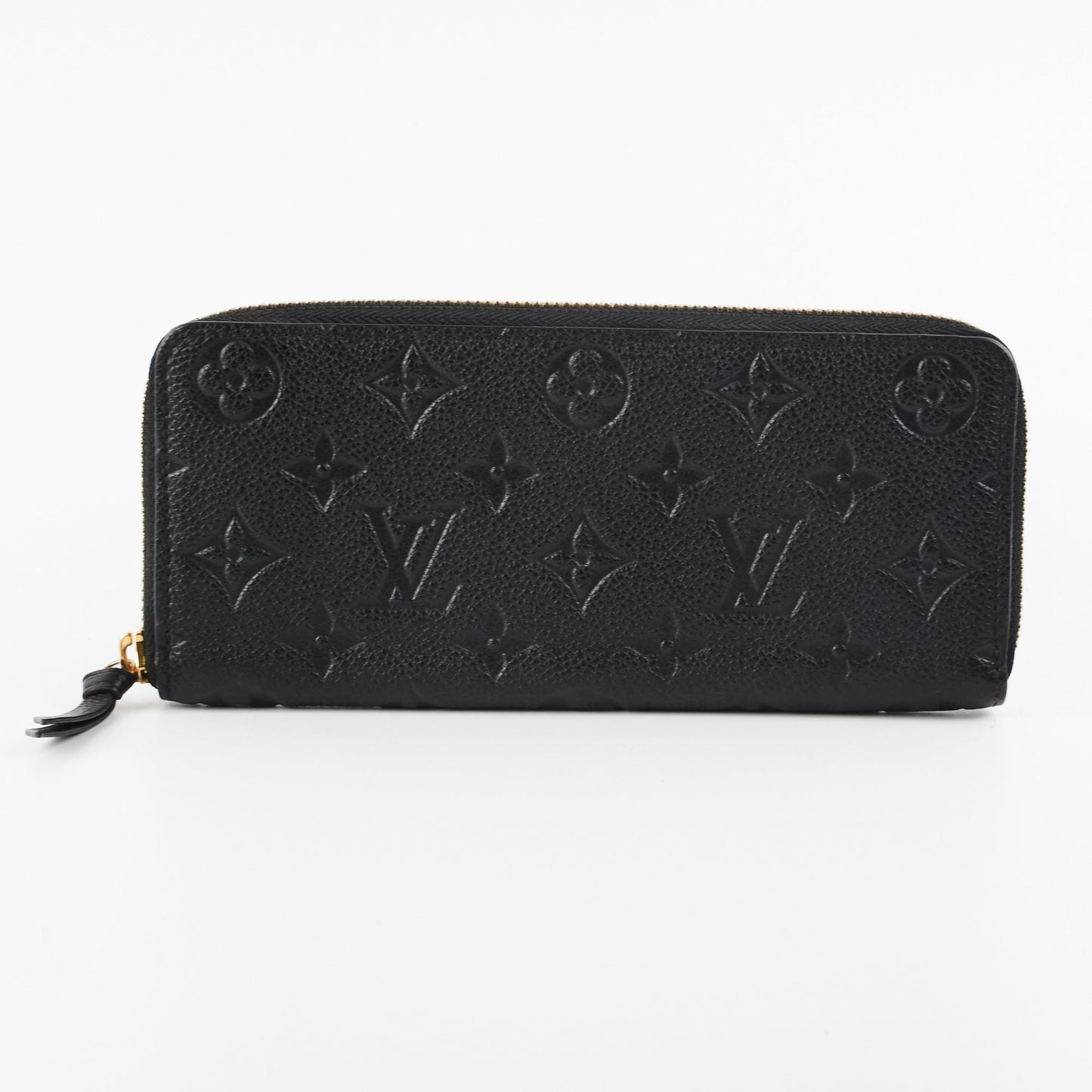 Louis Vuitton Black Long Zippy Wallet