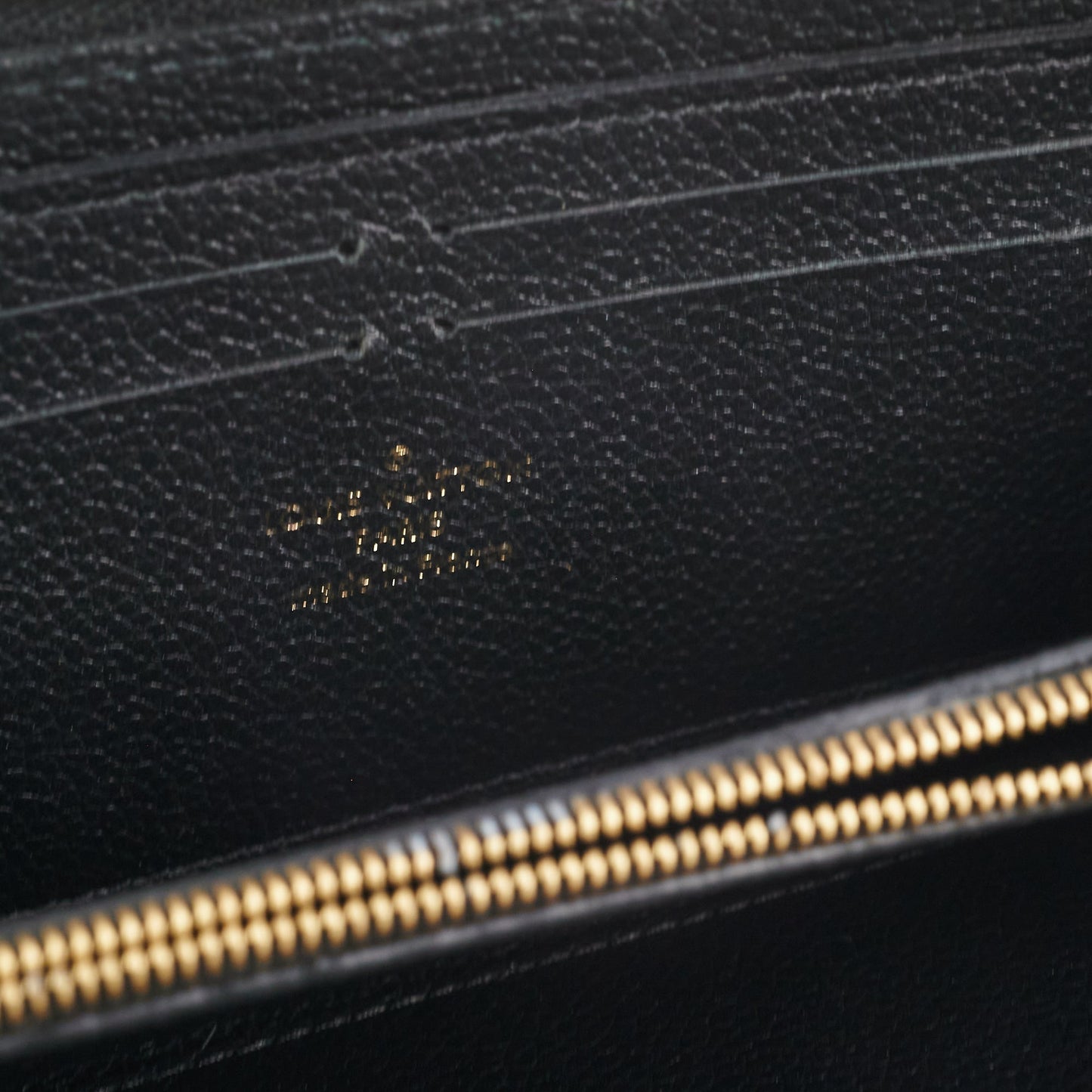 Louis Vuitton Black Long Zippy Wallet