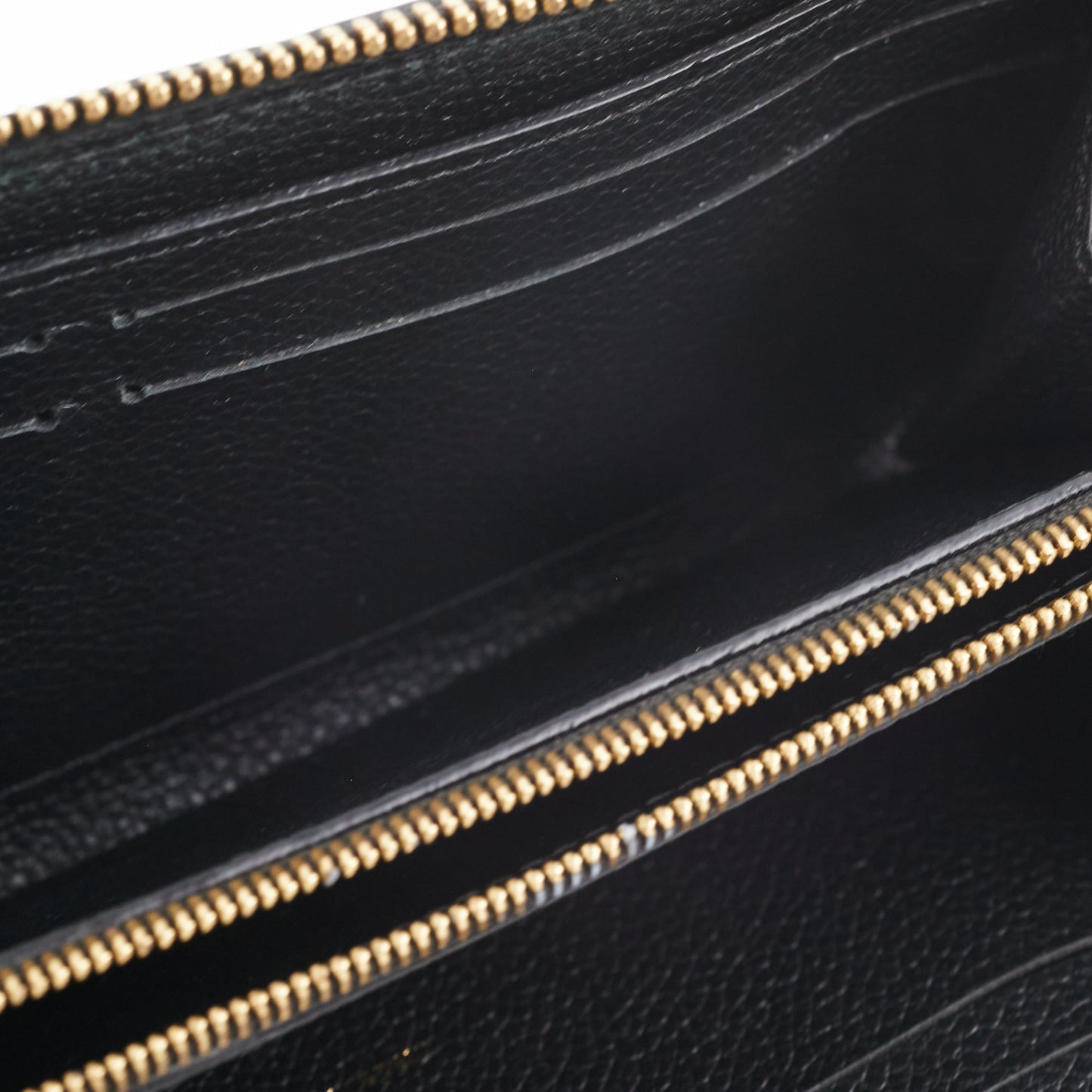 Louis Vuitton Black Long Zippy Wallet