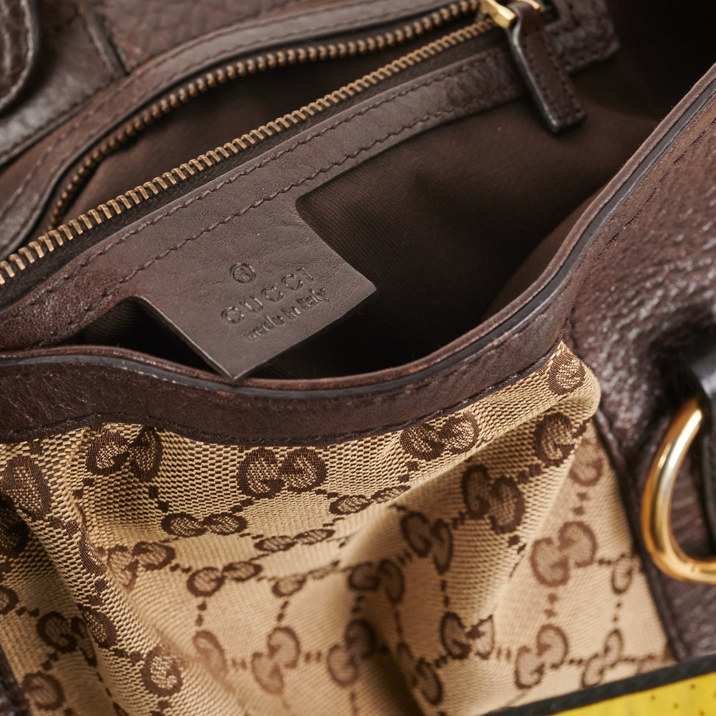 Gucci Tote Bag Brown
