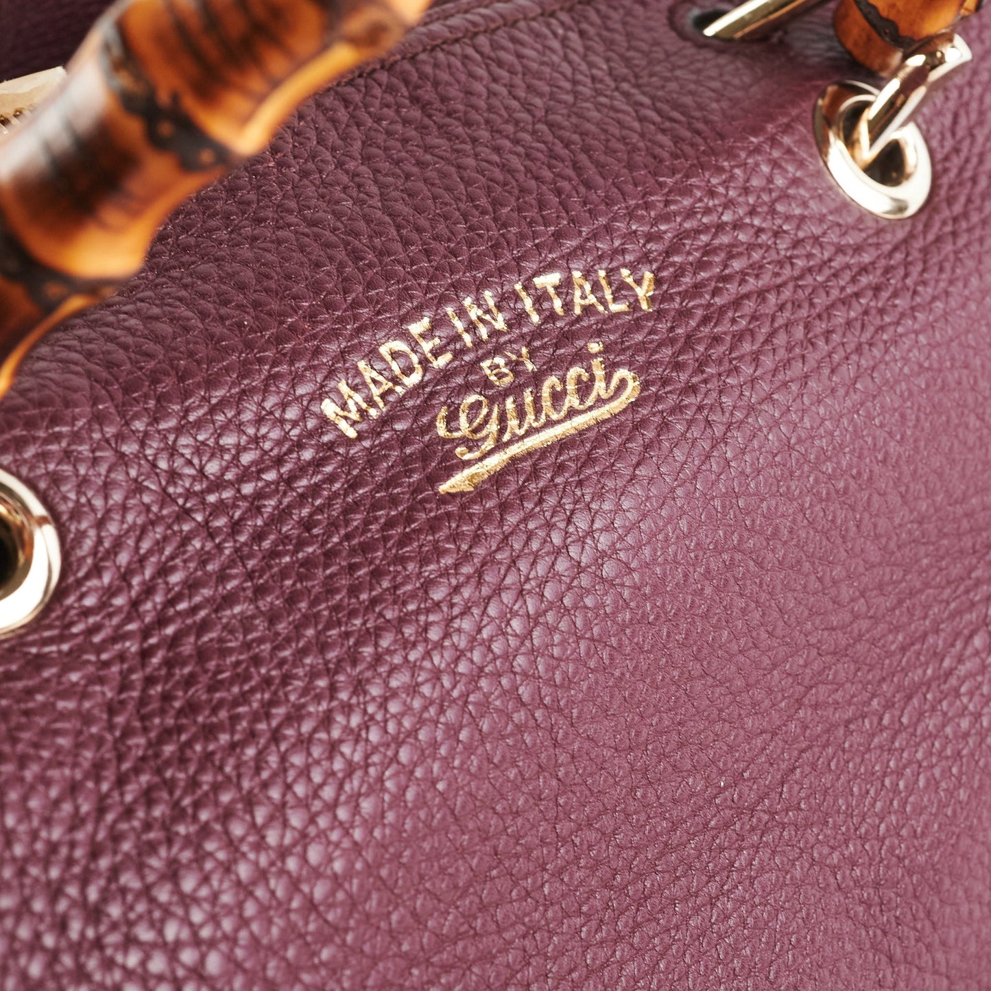 Gucci Bamboo Burgundy Medium