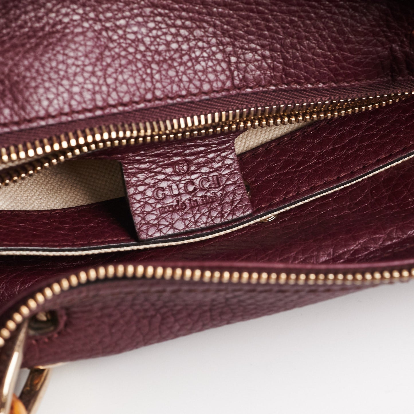 Gucci Bamboo Burgundy Medium