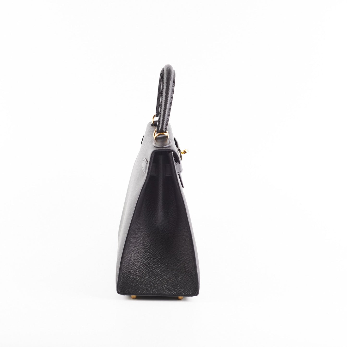 Hermes Kelly 28 Black Epsom - Y Stamp