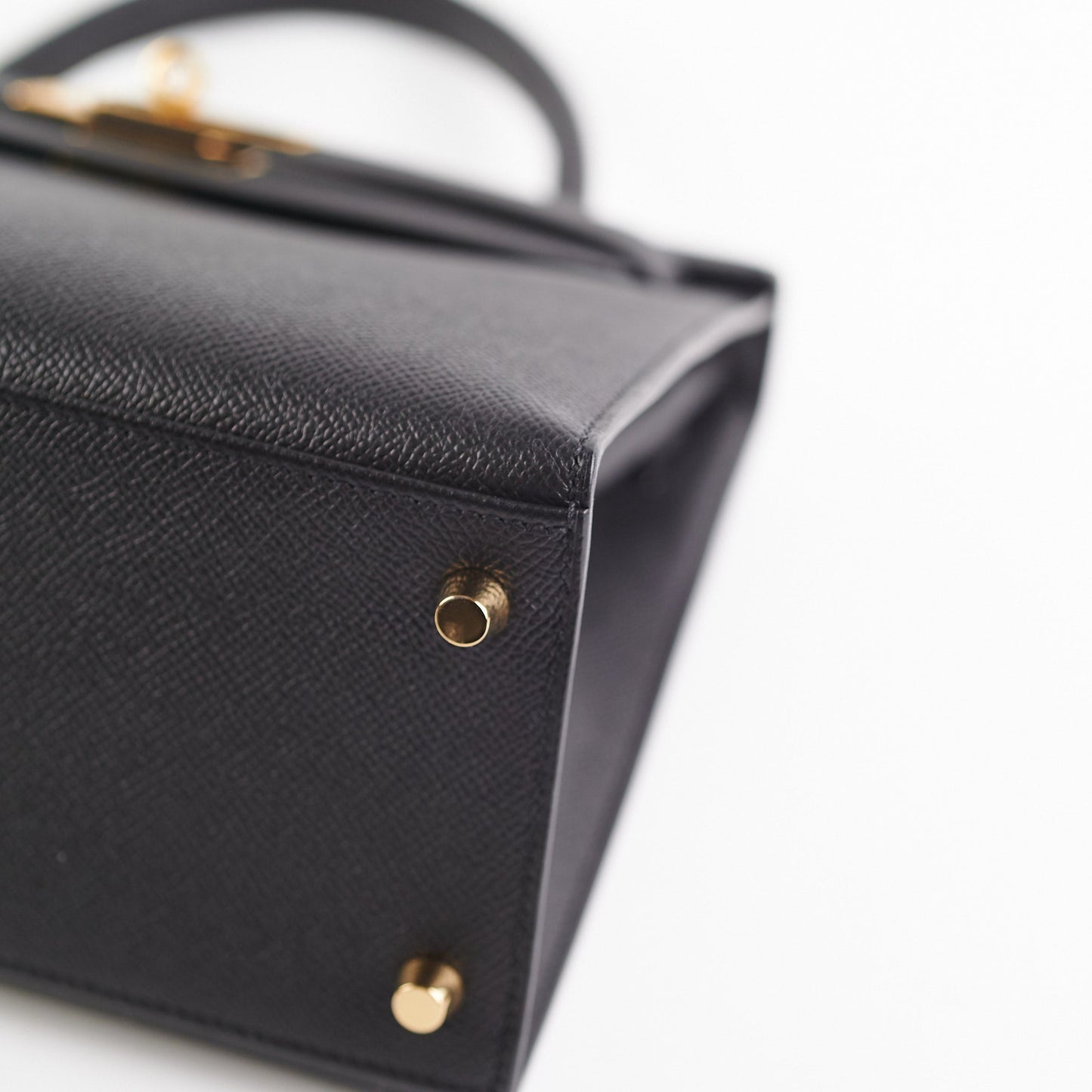 Hermes Kelly 28 Black Epsom - Y Stamp