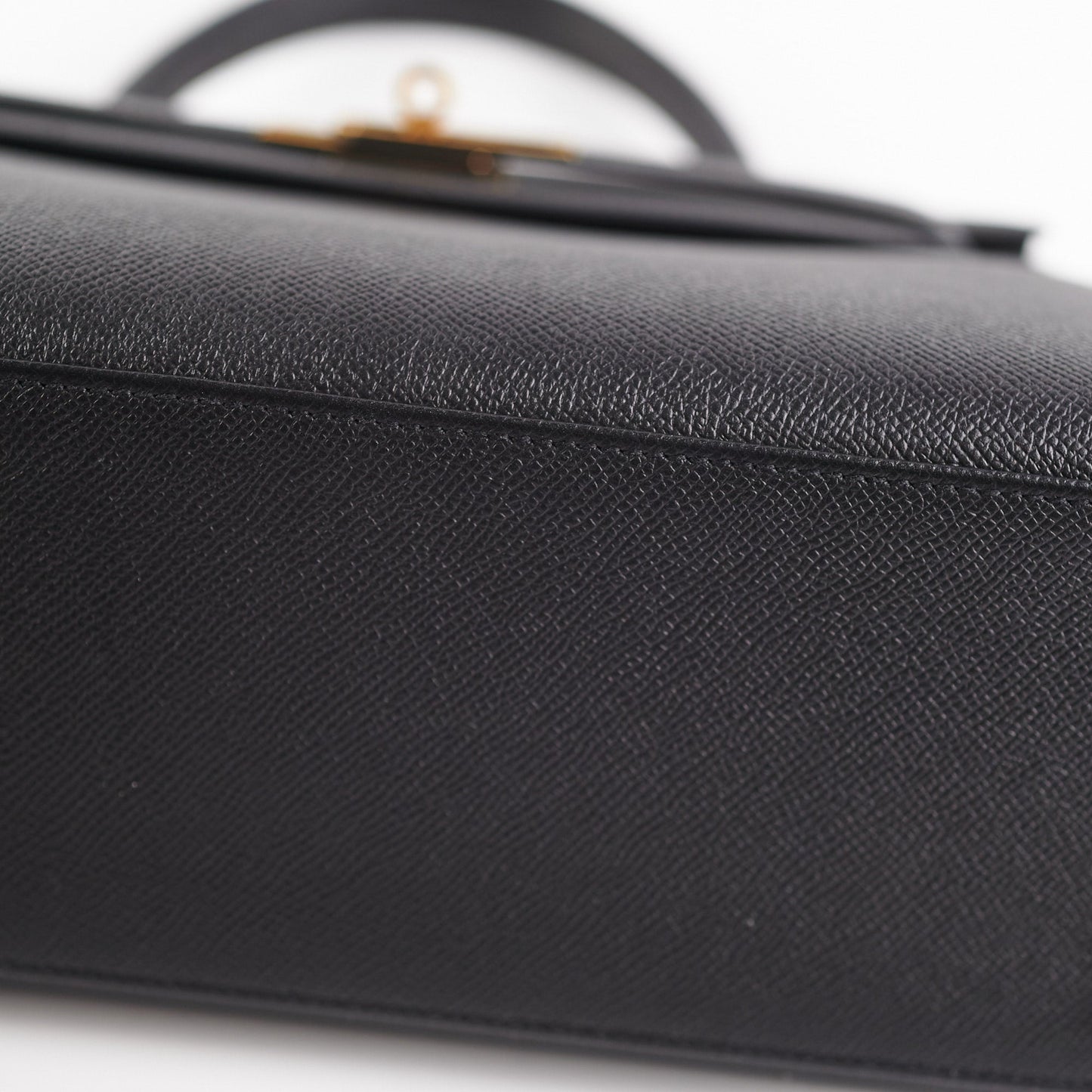 Hermes Kelly 28 Black Epsom - Y Stamp