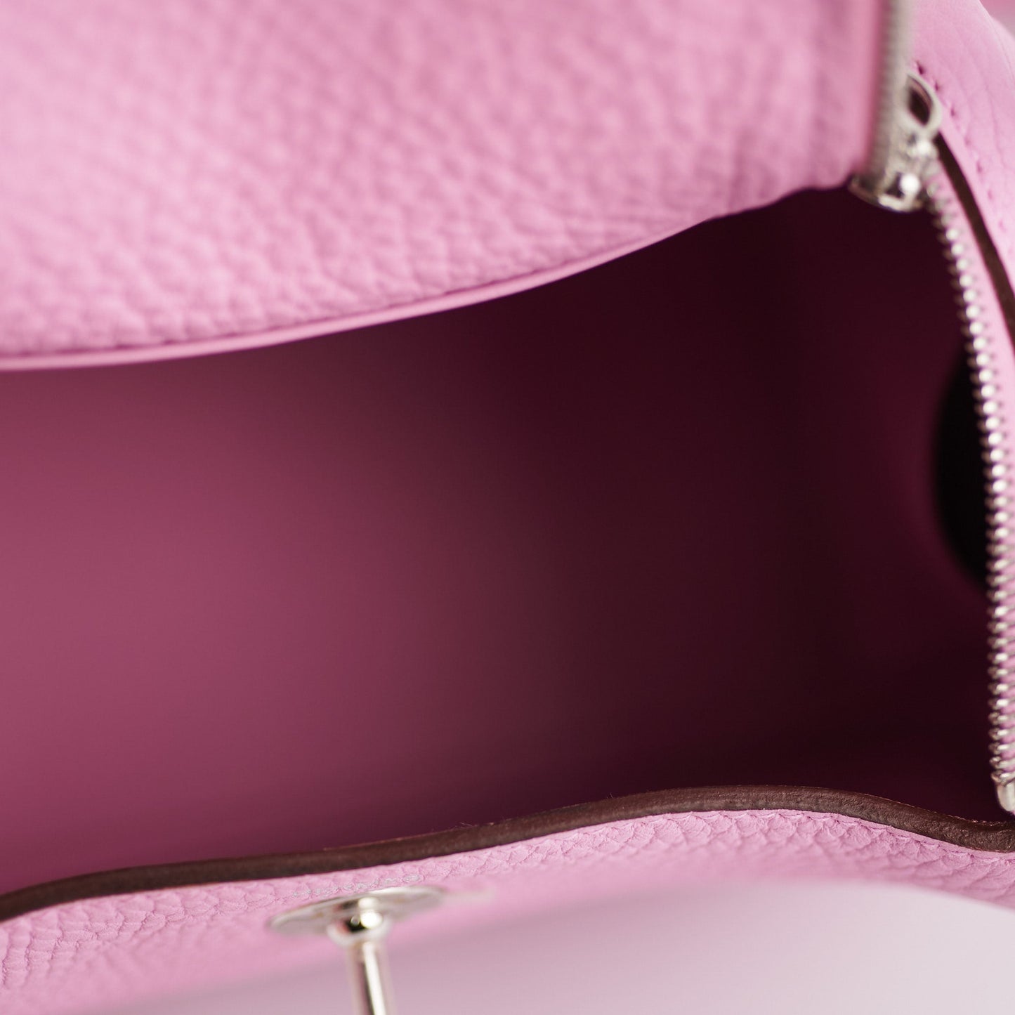 Hold Hermes Mini Lindy Clemece Mauve Sylvestre Stamp U (2022)