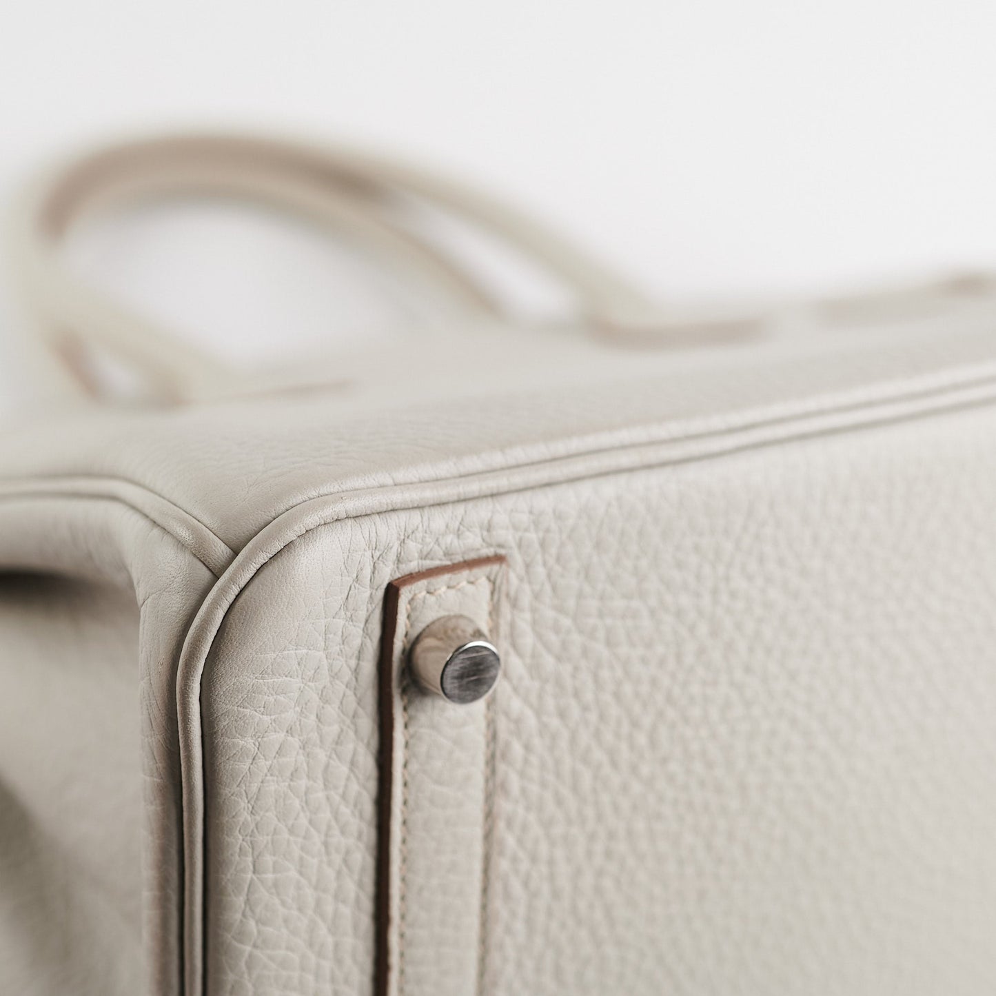 Hermes Birkin 30 Gris Perle Stamp P Square (2012)