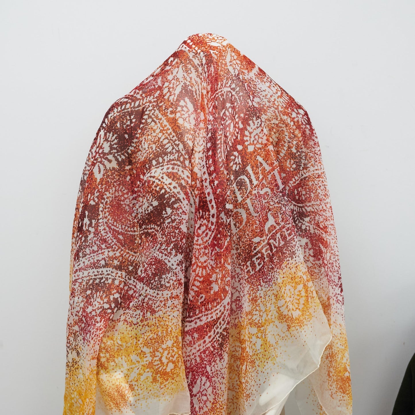 Hermes Shawl Orange/Red