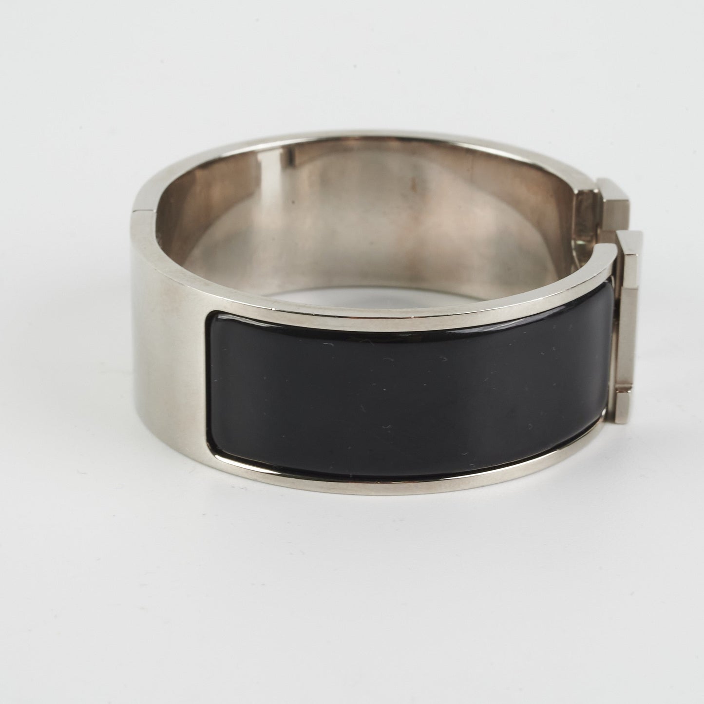Hermes Clic Clac H Bracelet Black Size PM