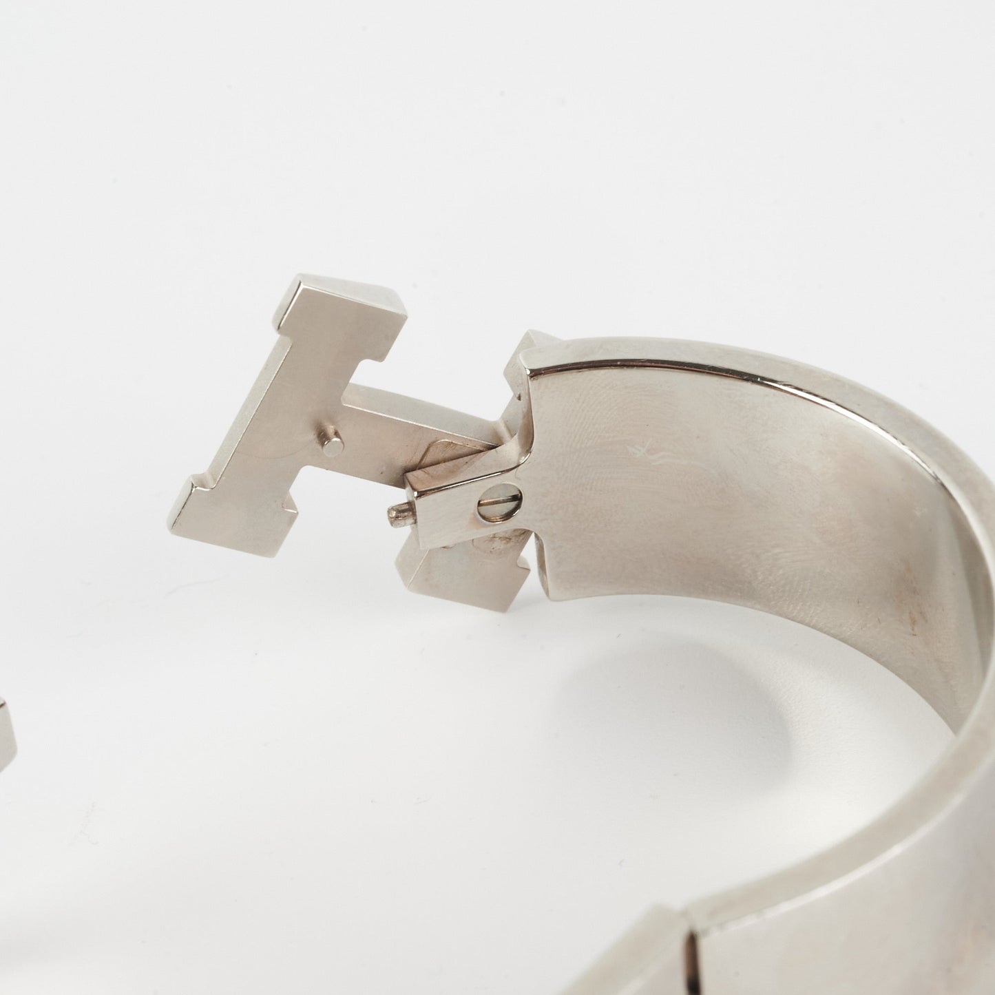 Hermes Clic Clac H Bracelet Black Size PM