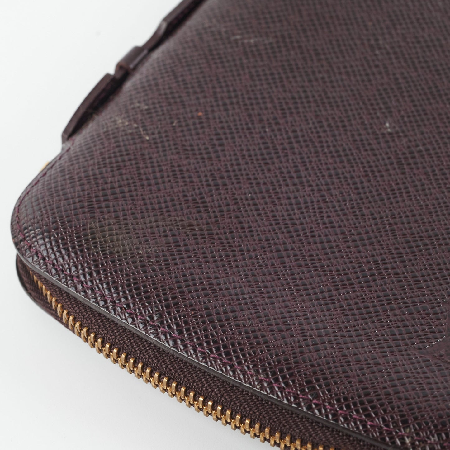 Louis Vuitton Epi Pouch Dark Purple/Brown