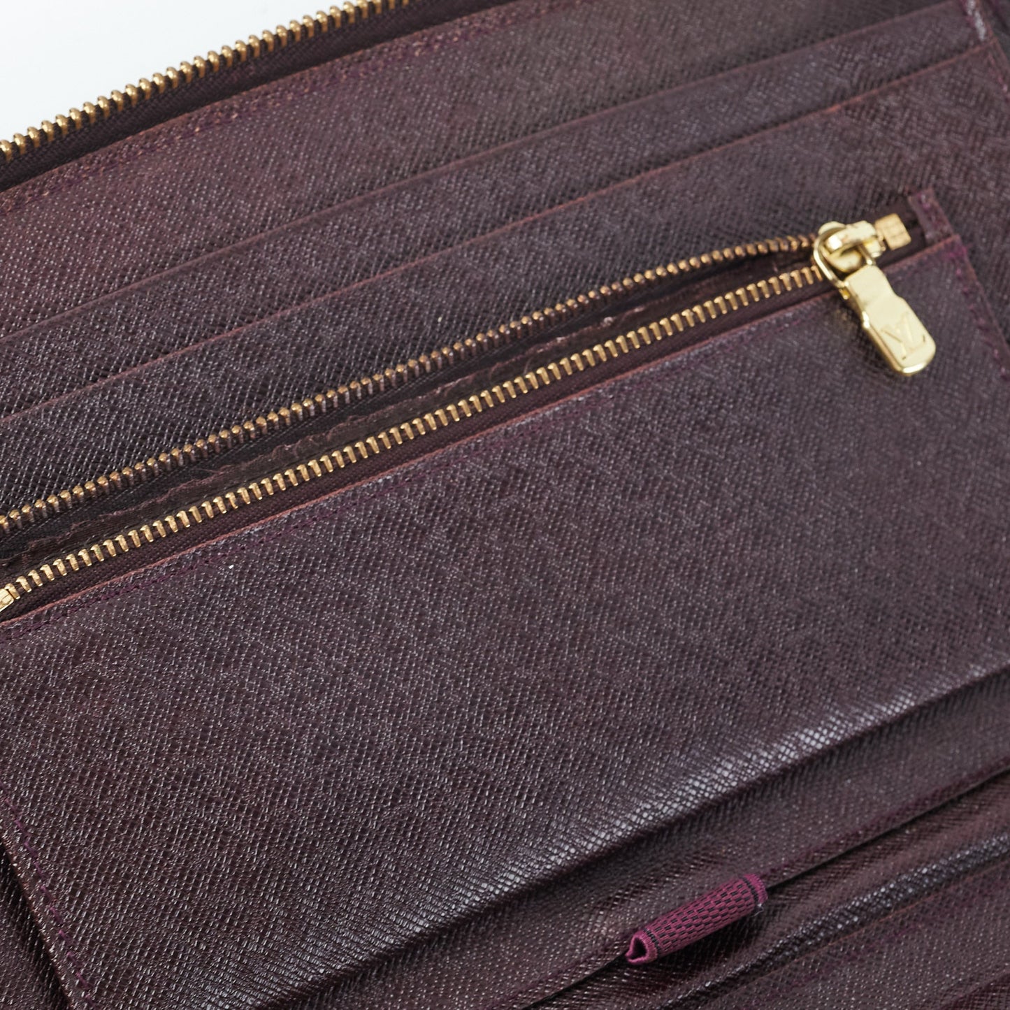 Louis Vuitton Epi Pouch Dark Purple/Brown