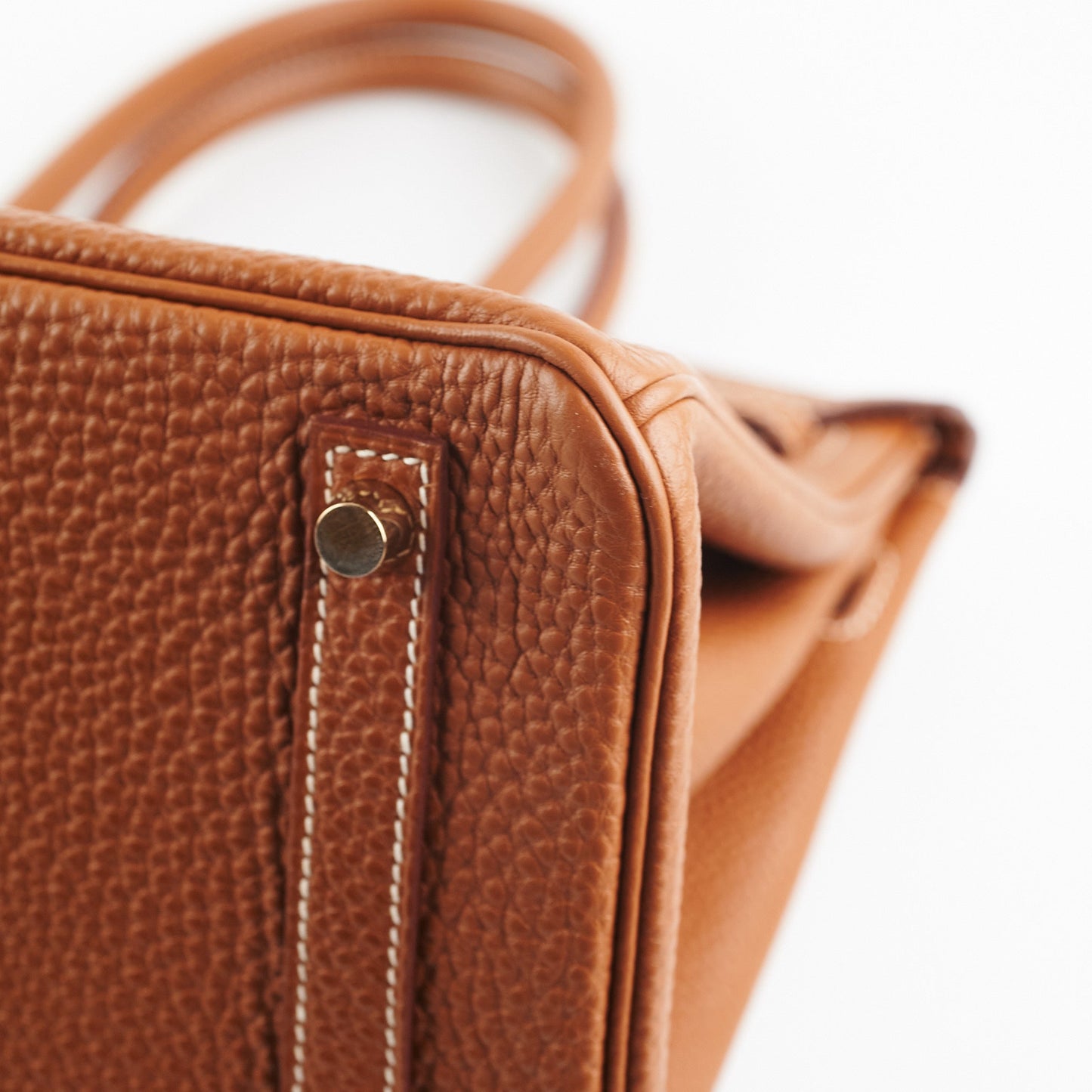 Hermes Birkin 30 Gold Togo Stamp R Square
