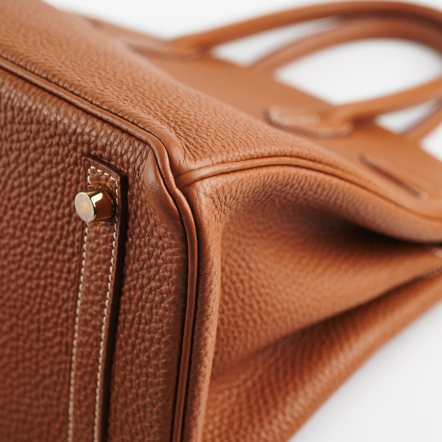 Hermes Birkin 30 Gold Togo Stamp R Square