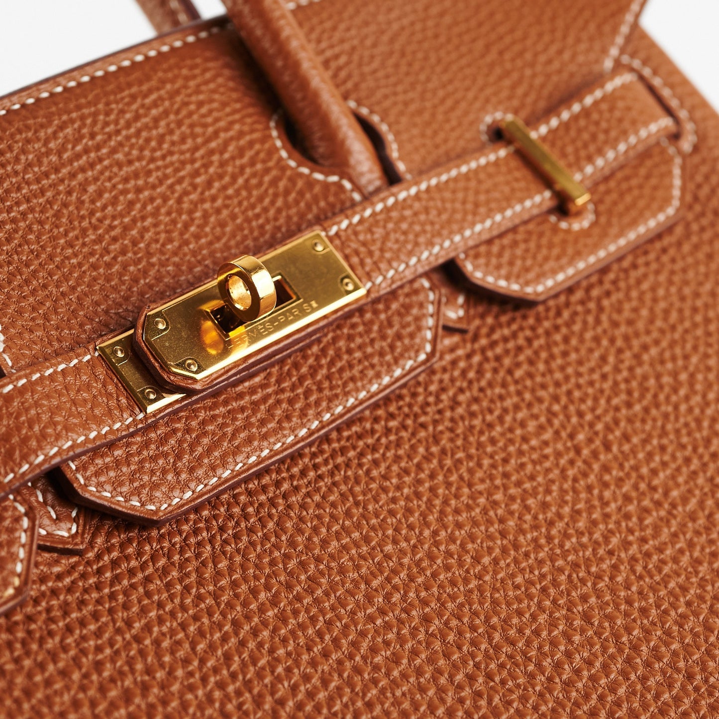 Hermes Birkin 30 Gold Togo Stamp R Square