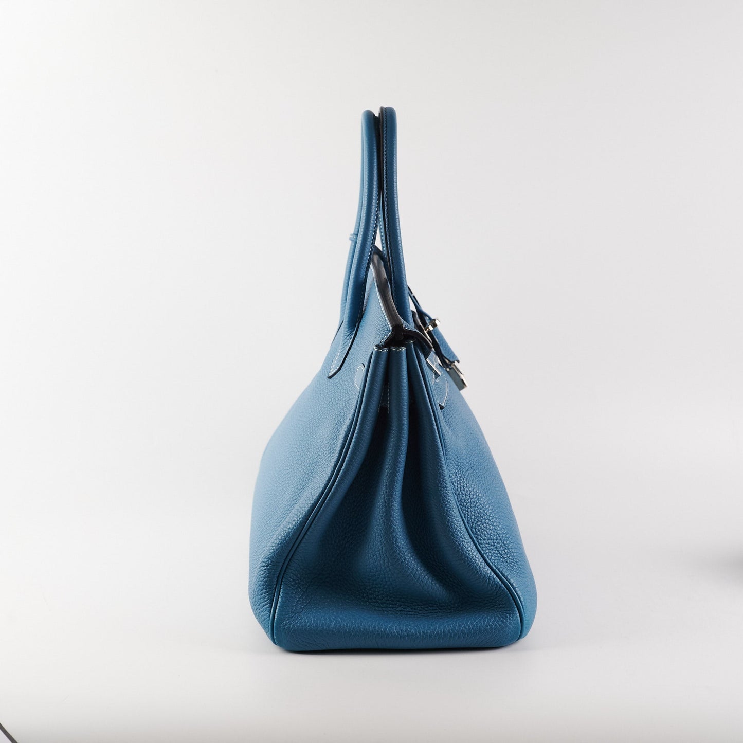 Hermes Birkin 35 Blue Jean Togo Stamp O Square (2011)