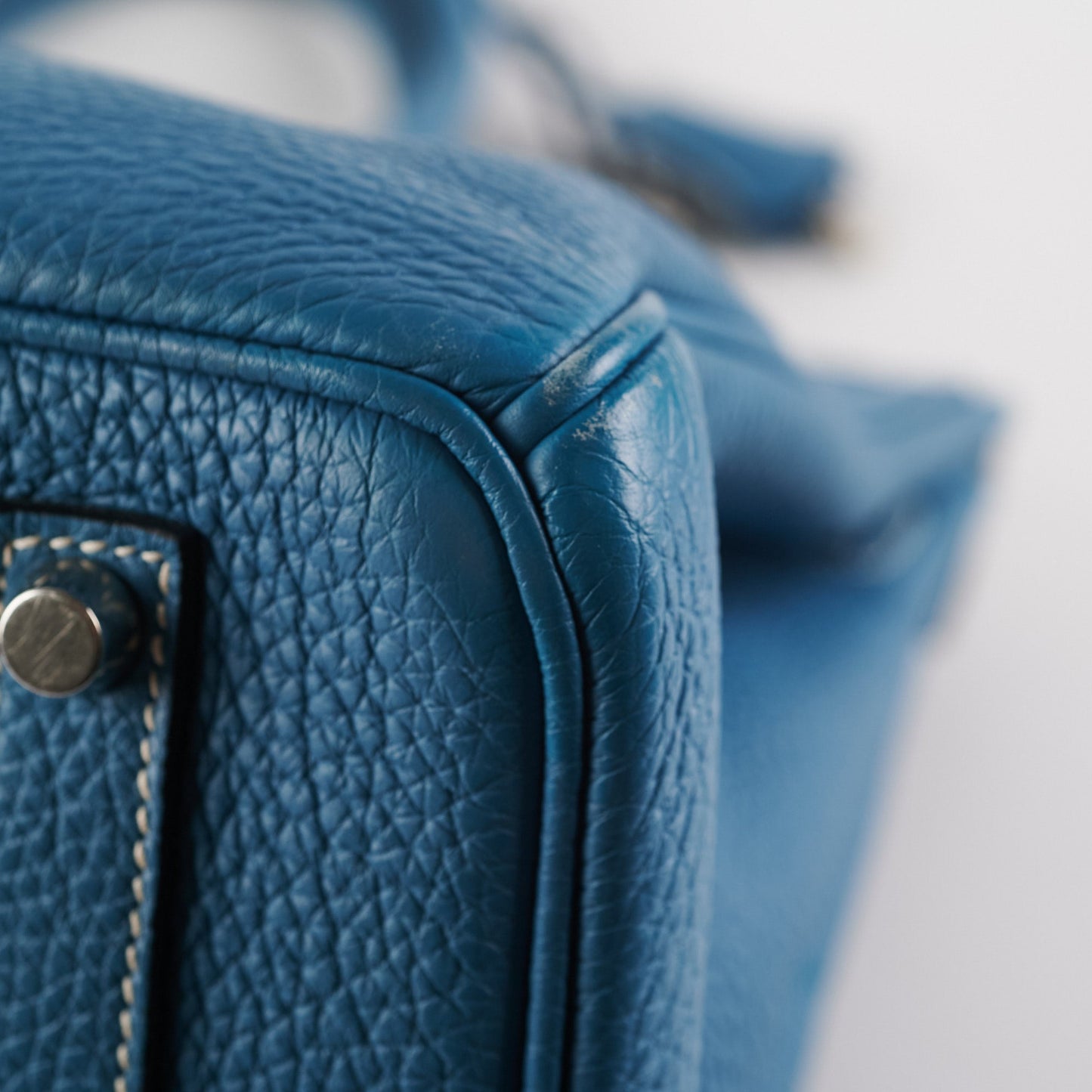 Hermes Birkin 35 Blue Jean Togo Stamp O Square (2011)