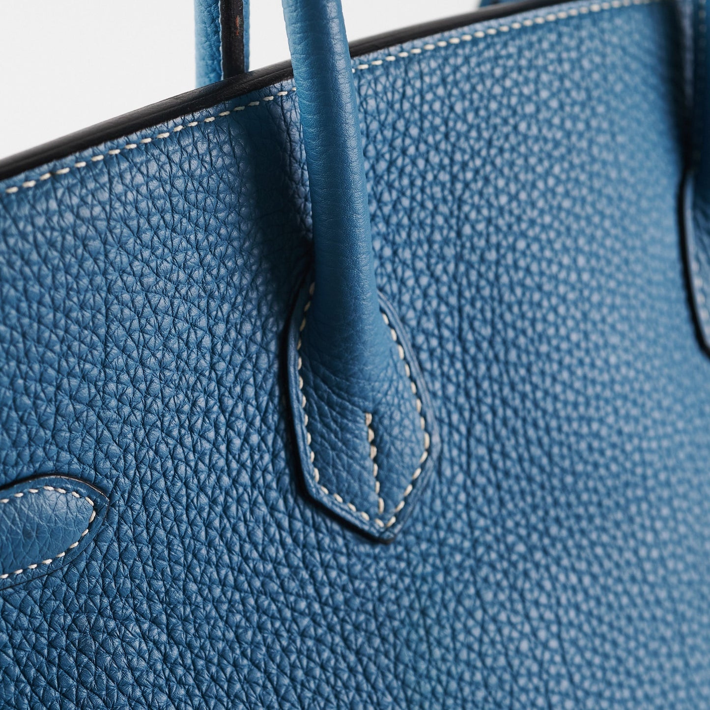 Hermes Birkin 35 Blue Jean Togo Stamp O Square (2011)